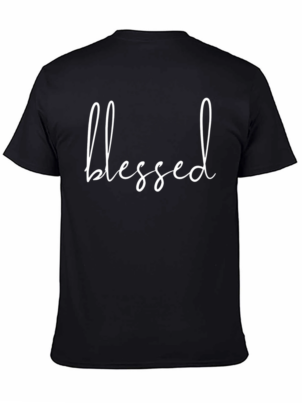 Blessed Black T-Shirt - Stylish Graphic Tee