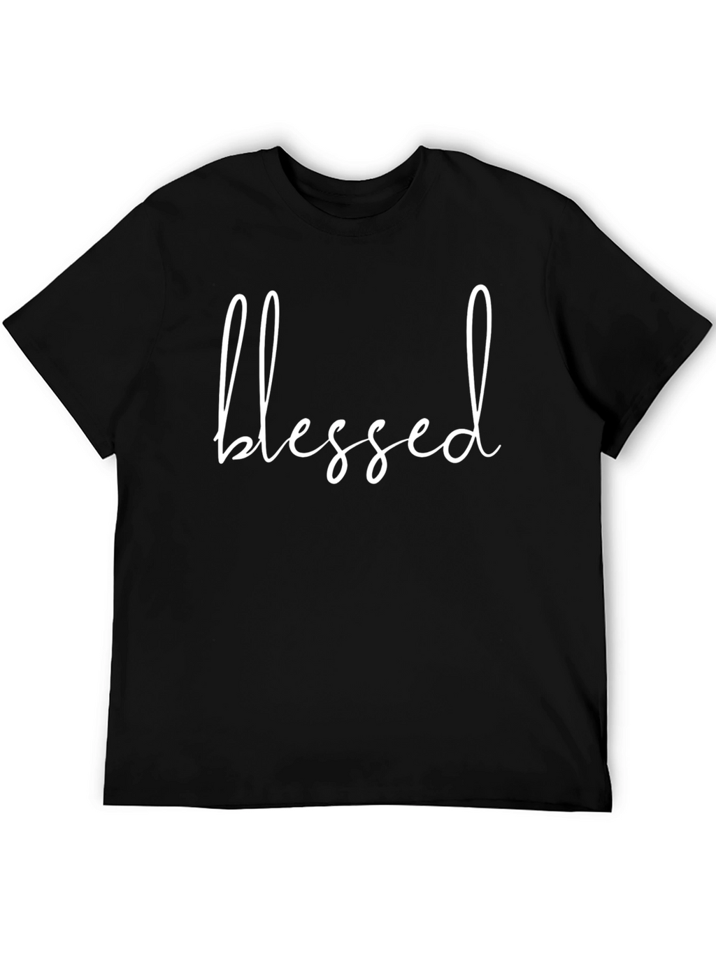 Blessed Black T-Shirt - Stylish Graphic Tee