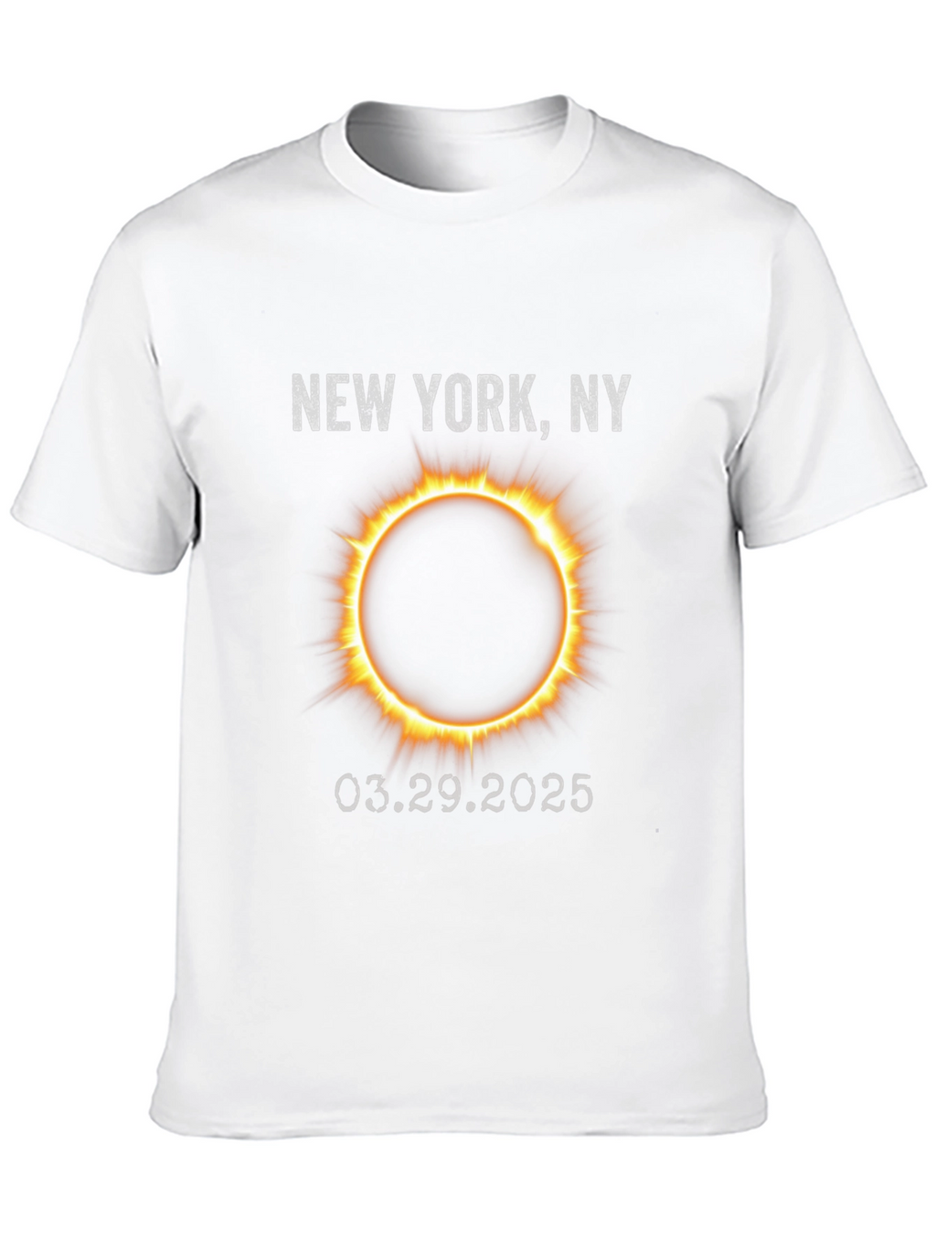 New York Eclipse 2025 Graphic Tee