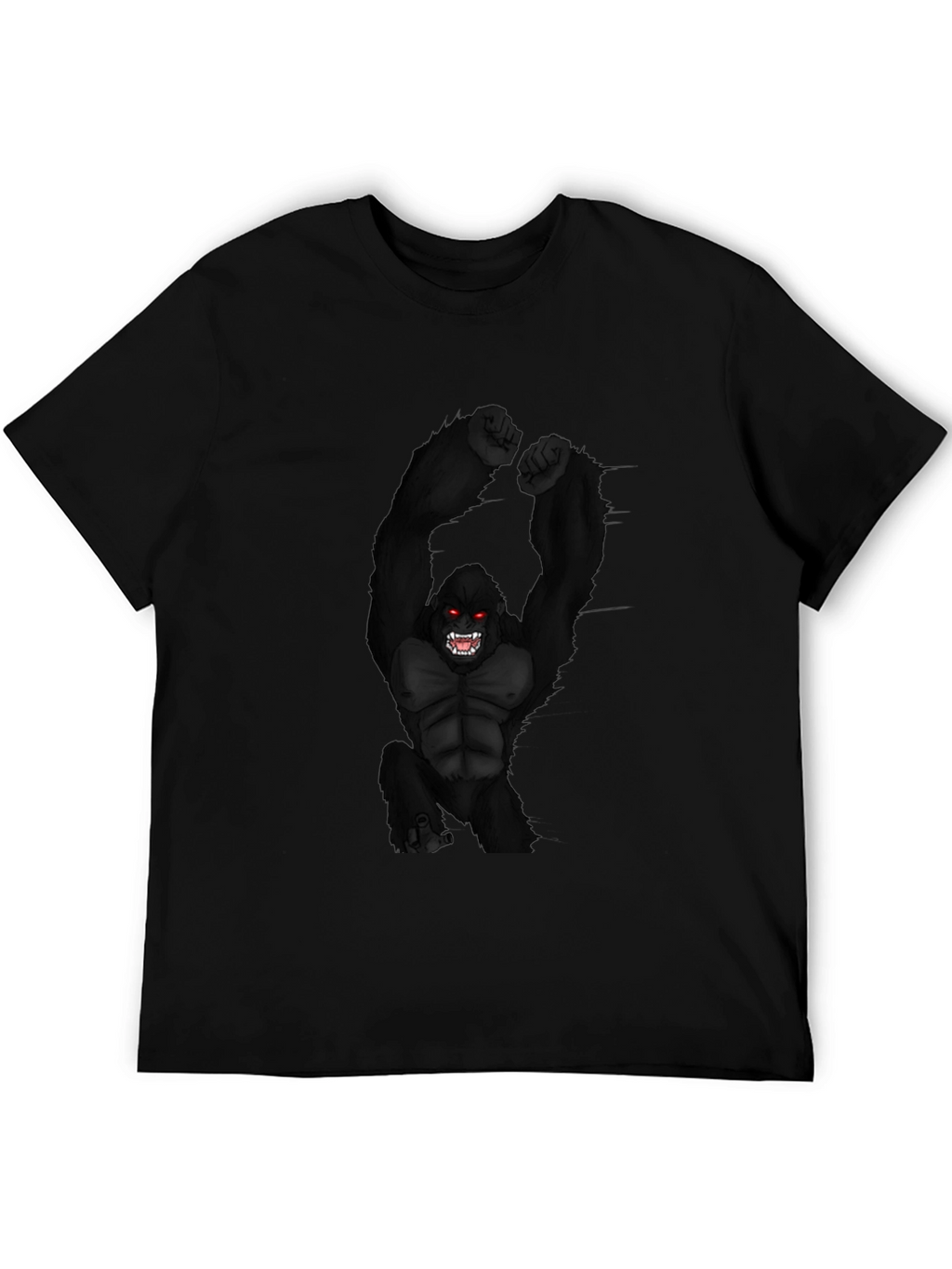 Primal Rage Gorilla Graphic Tee - Black