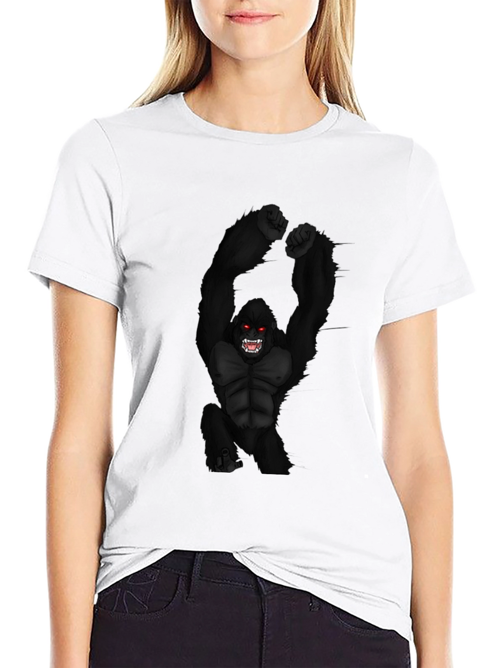Primal Rage Gorilla Graphic Tee - Black