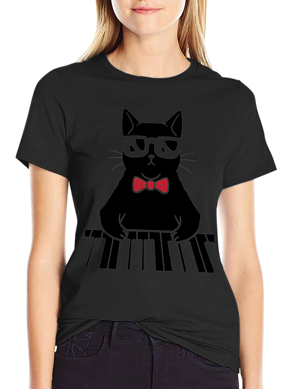 Cool Cat Musician T-Shirt