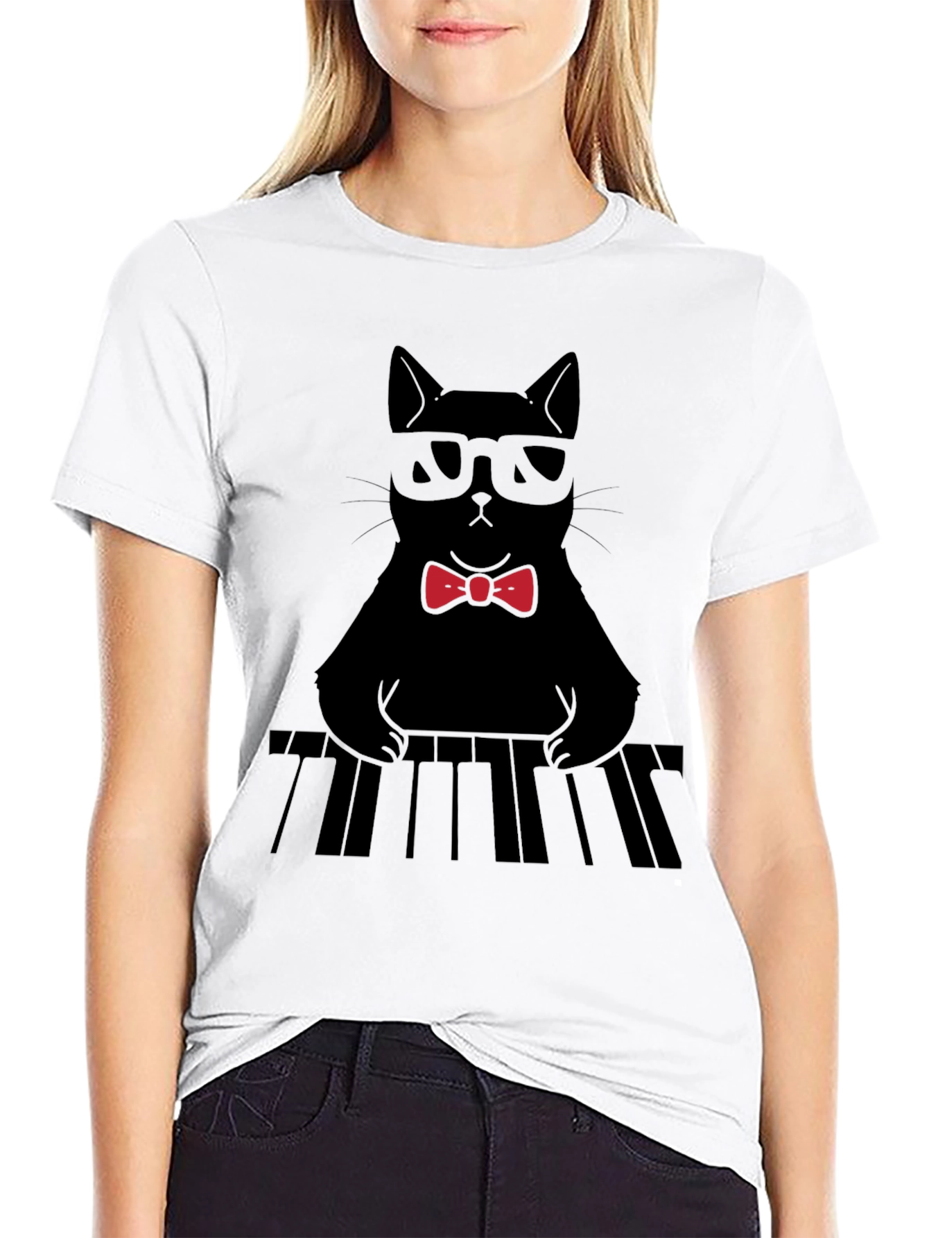 Cool Cat Musician T-Shirt
