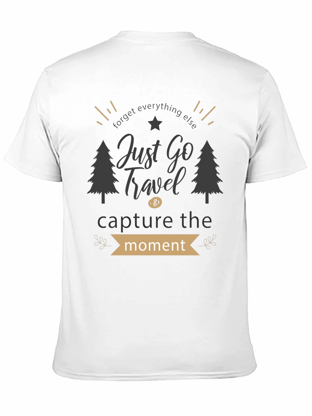 Just Go Travel Graphic Tee - Adventure Awaits!