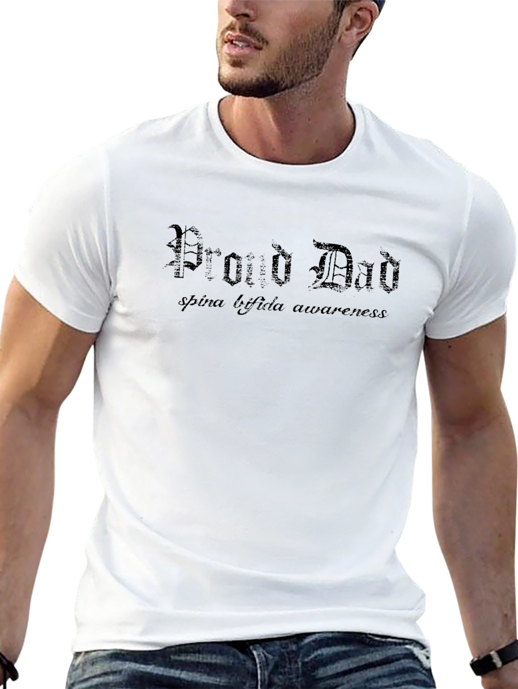 Proud Dad Spina Bifida Awareness T-Shirt