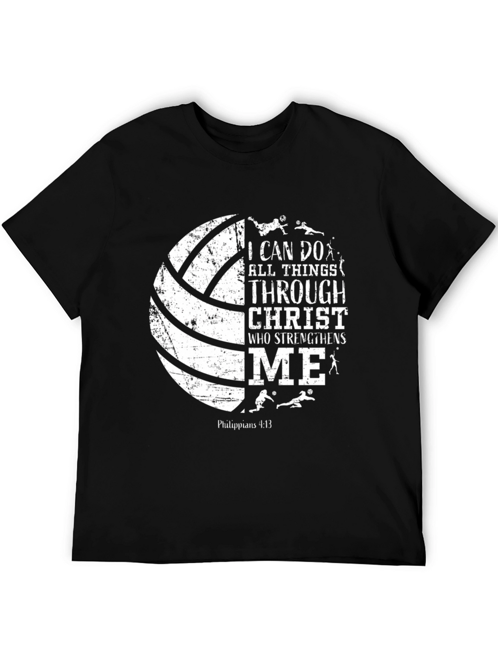Christian Volleyball T-Shirt - I Can Do All Things