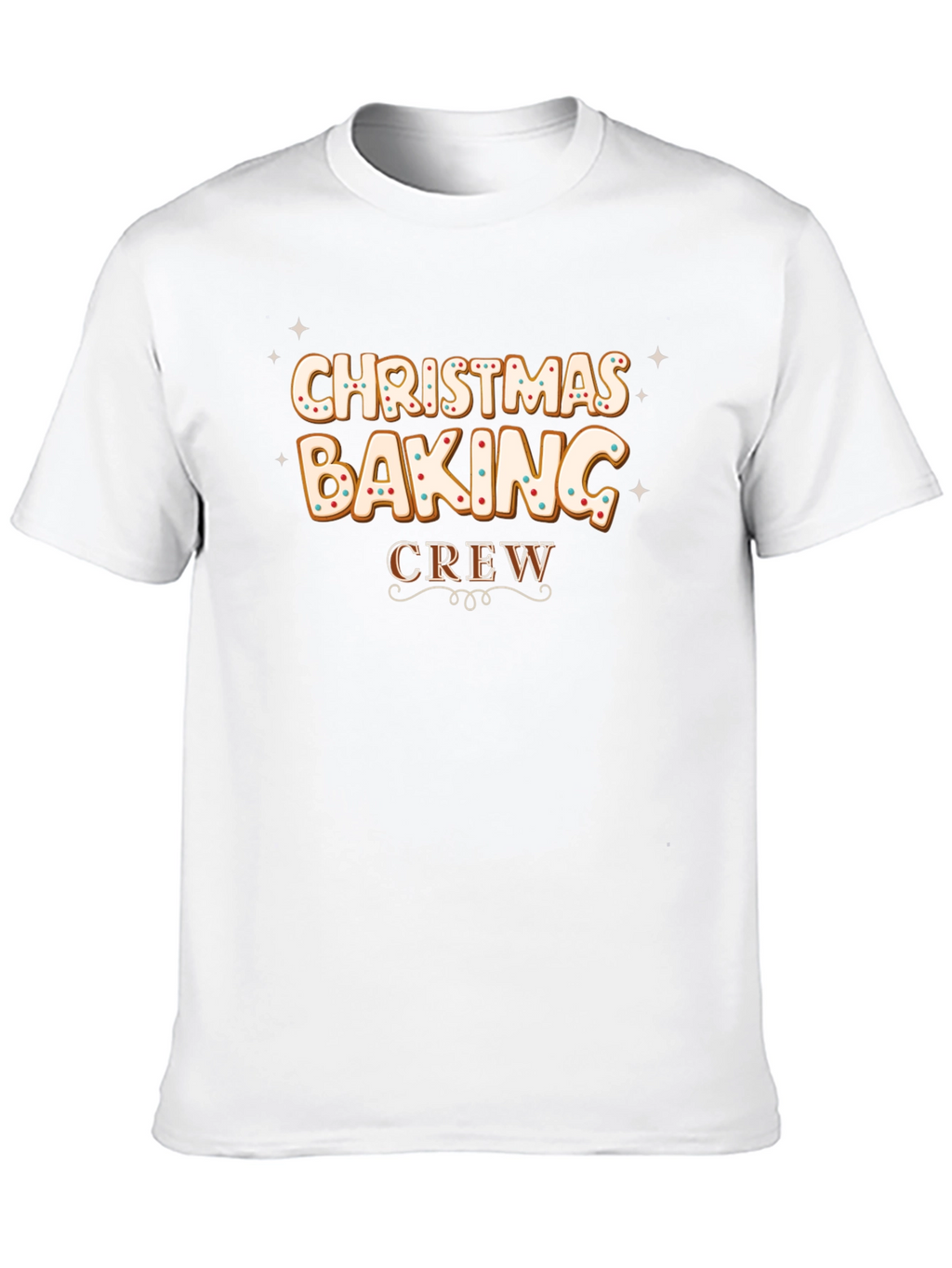 Christmas Baking Crew Black T-Shirt