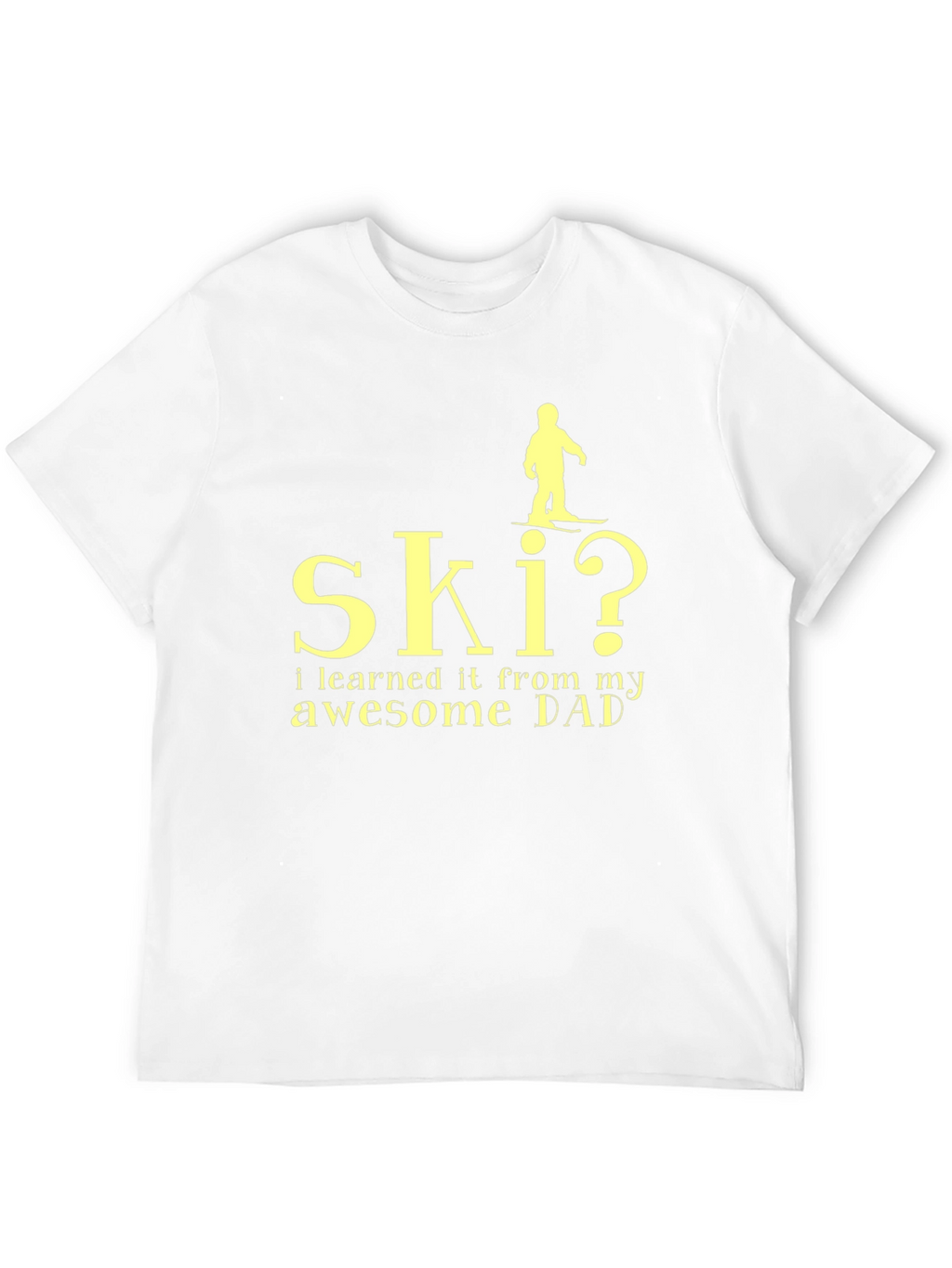 Skiing Dad T-Shirt - Awesome Gift!