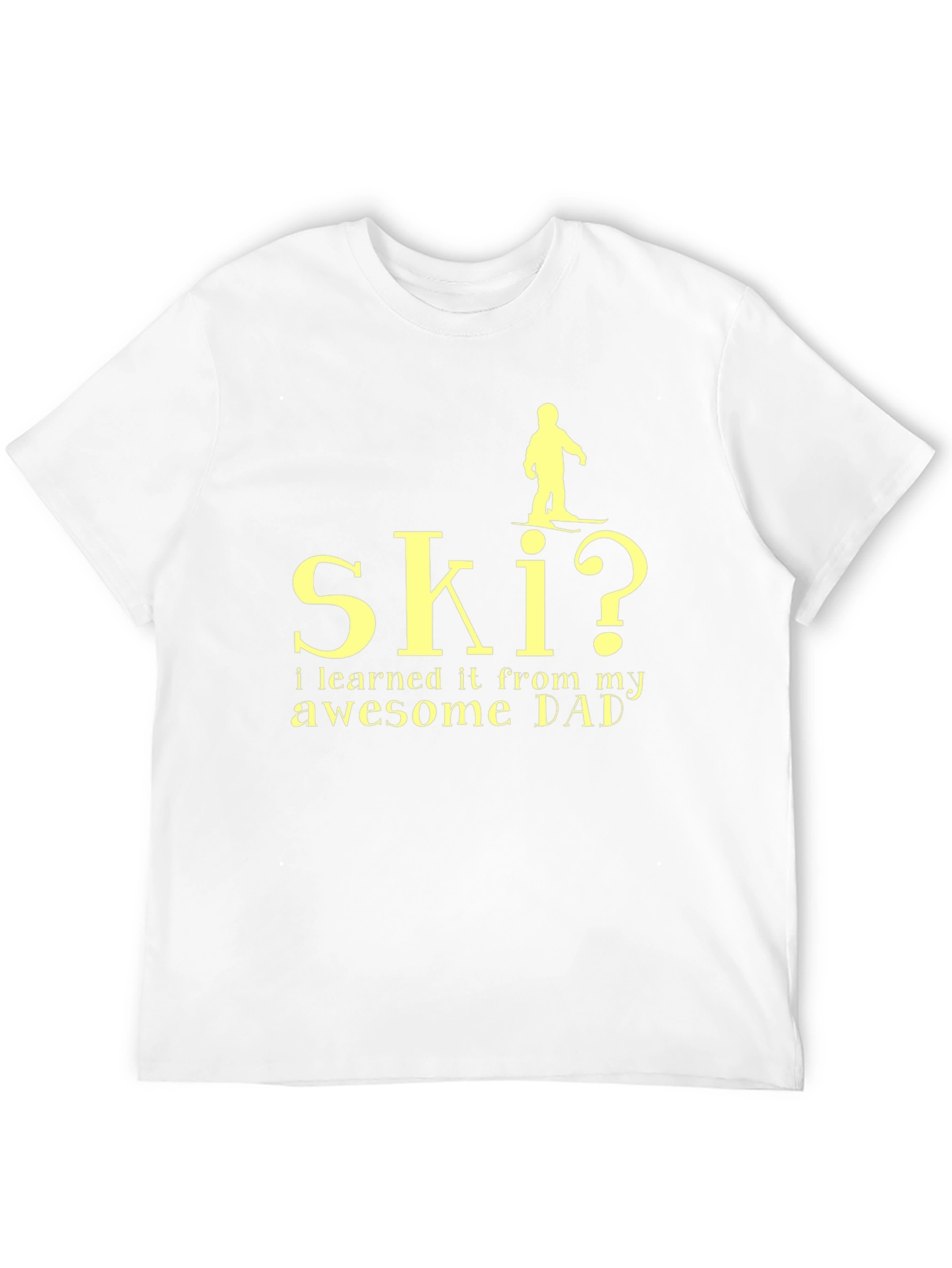 Skiing Dad T-Shirt - Awesome Gift!