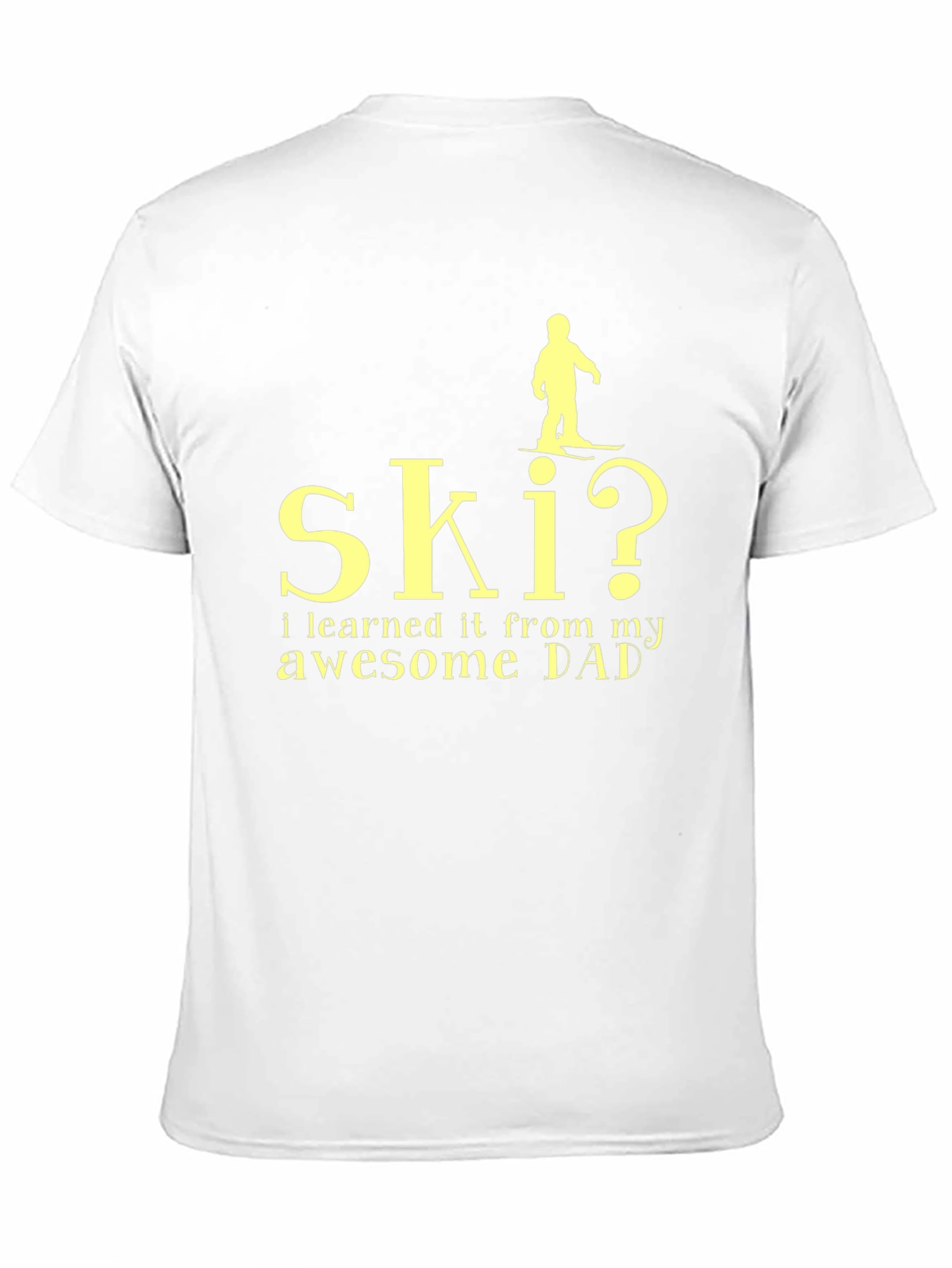 Skiing Dad T-Shirt - Awesome Gift!