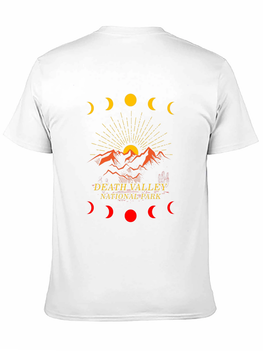 Death Valley National Park Moon Phase Graphic Tee