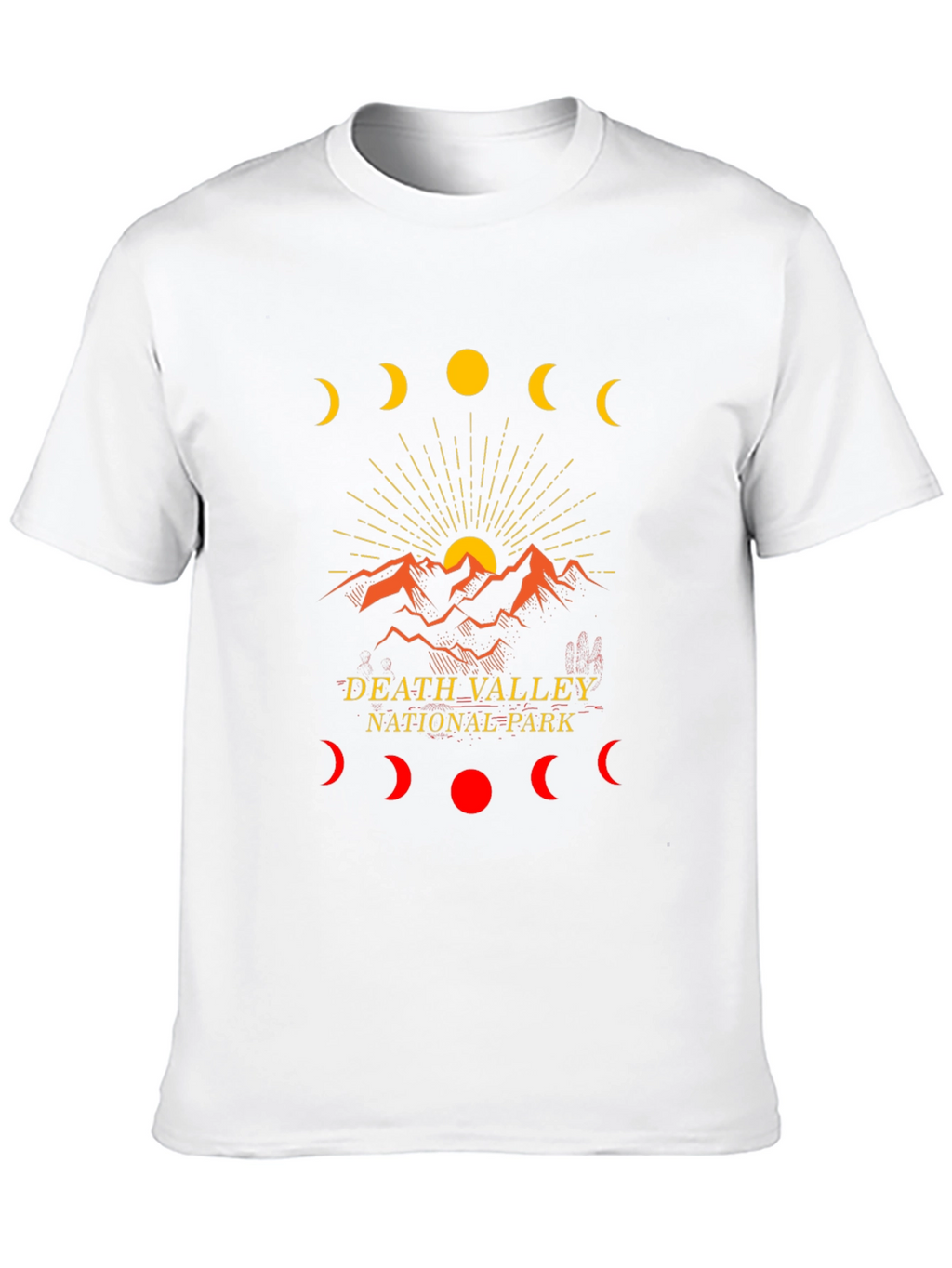 Death Valley National Park Moon Phase Graphic Tee