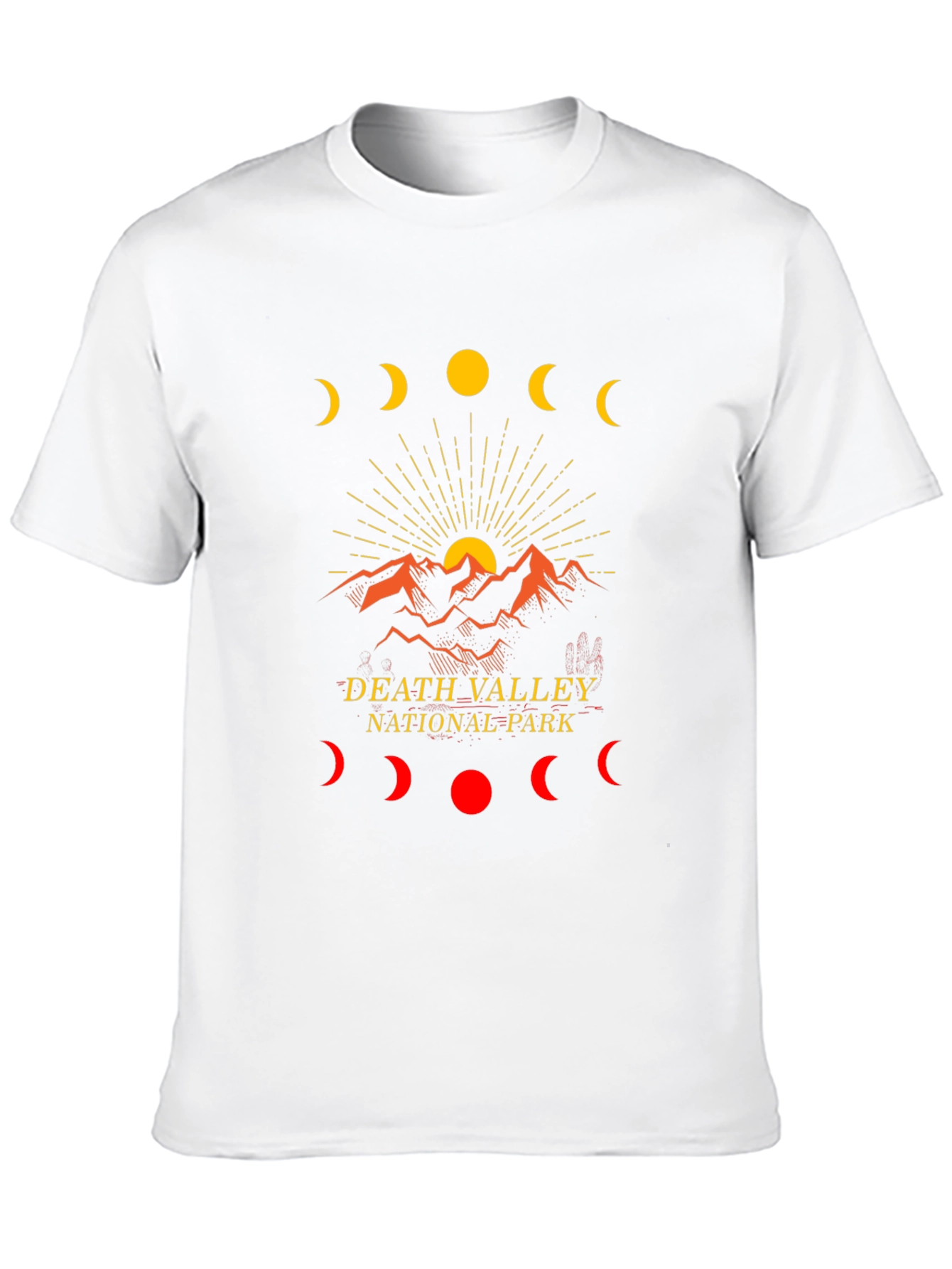 Death Valley National Park Moon Phase Graphic Tee
