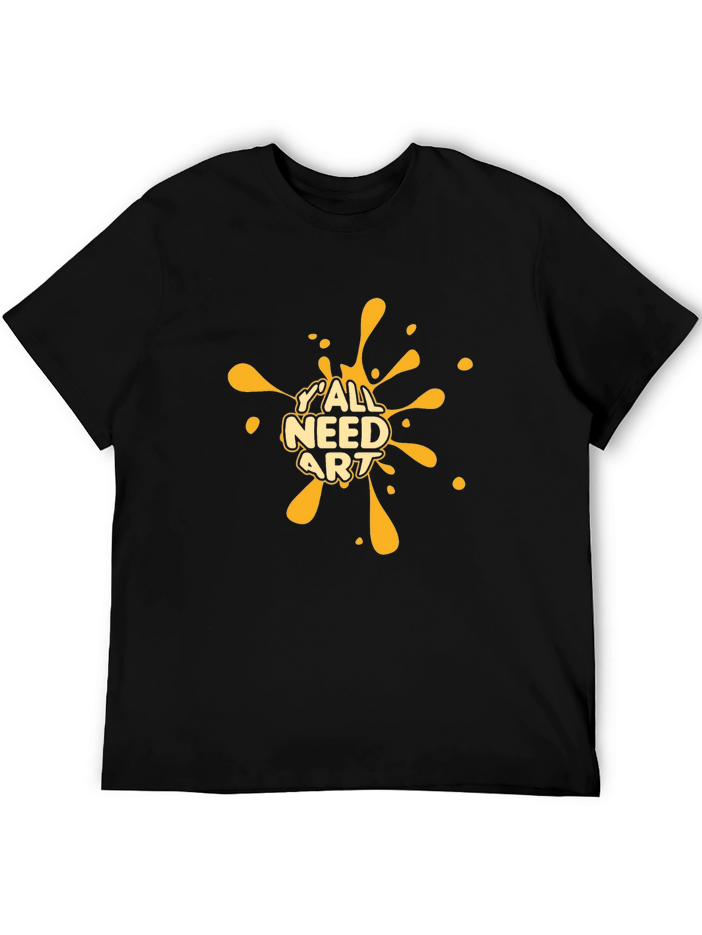 Yall Need Art T-Shirt - Black Graphic Tee