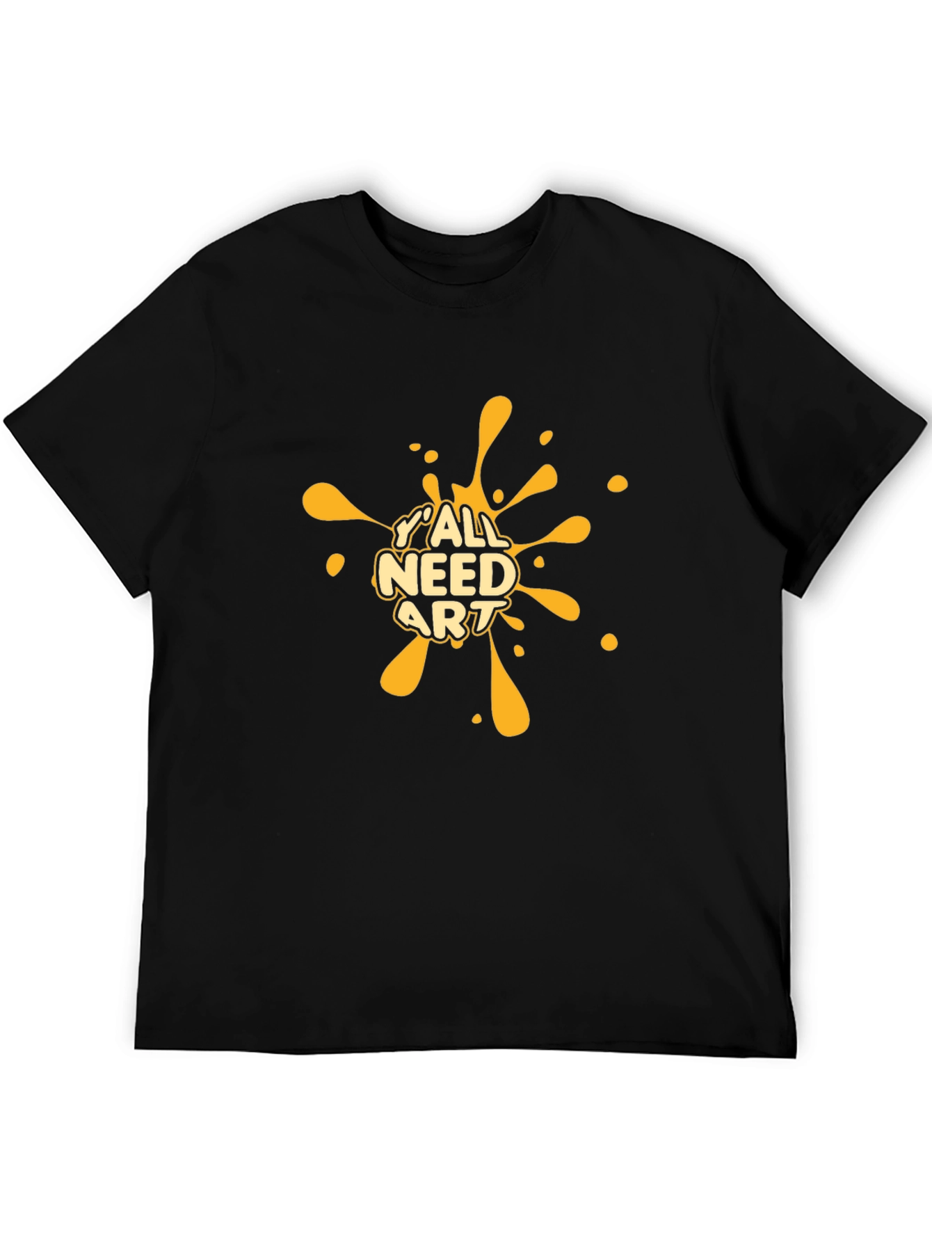 Yall Need Art T-Shirt - Black Graphic Tee
