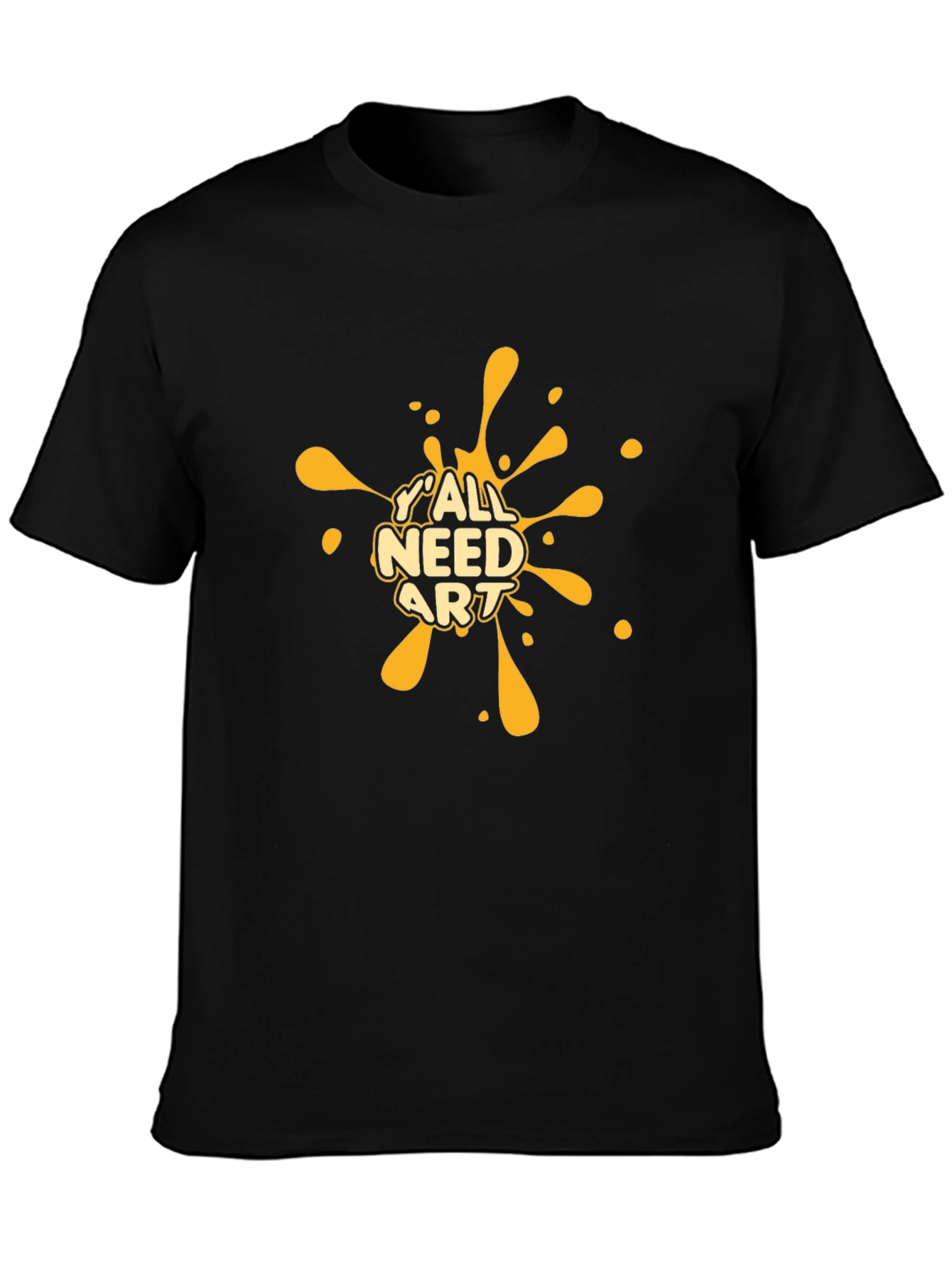 Yall Need Art T-Shirt - Black Graphic Tee