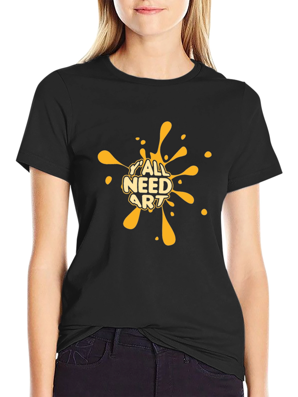 Yall Need Art T-Shirt - Black Graphic Tee
