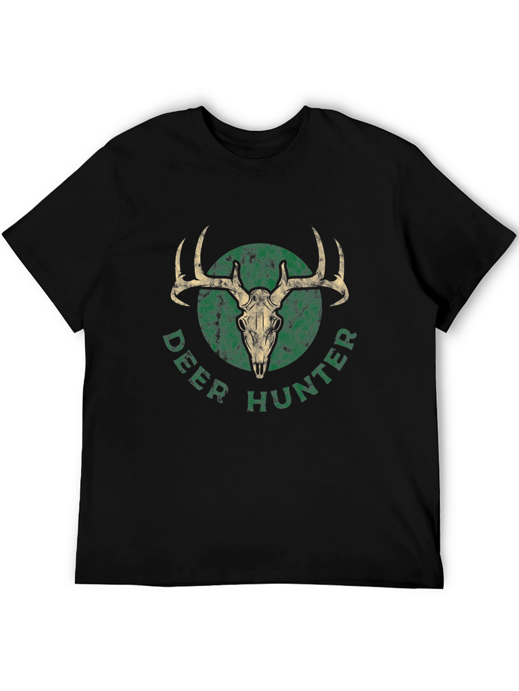 Deer Hunter Graphic T-Shirt - Black