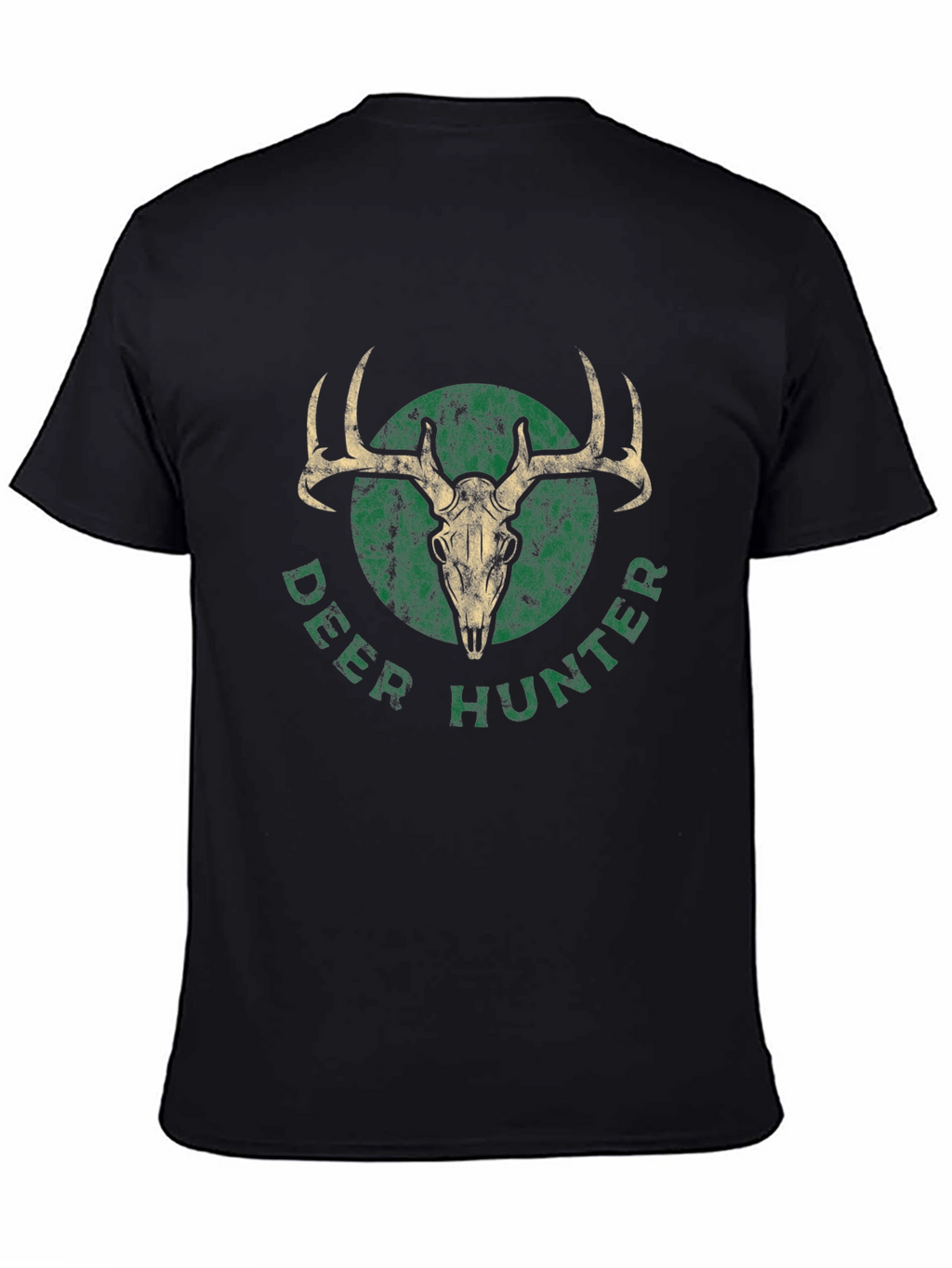 Deer Hunter Graphic T-Shirt - Black