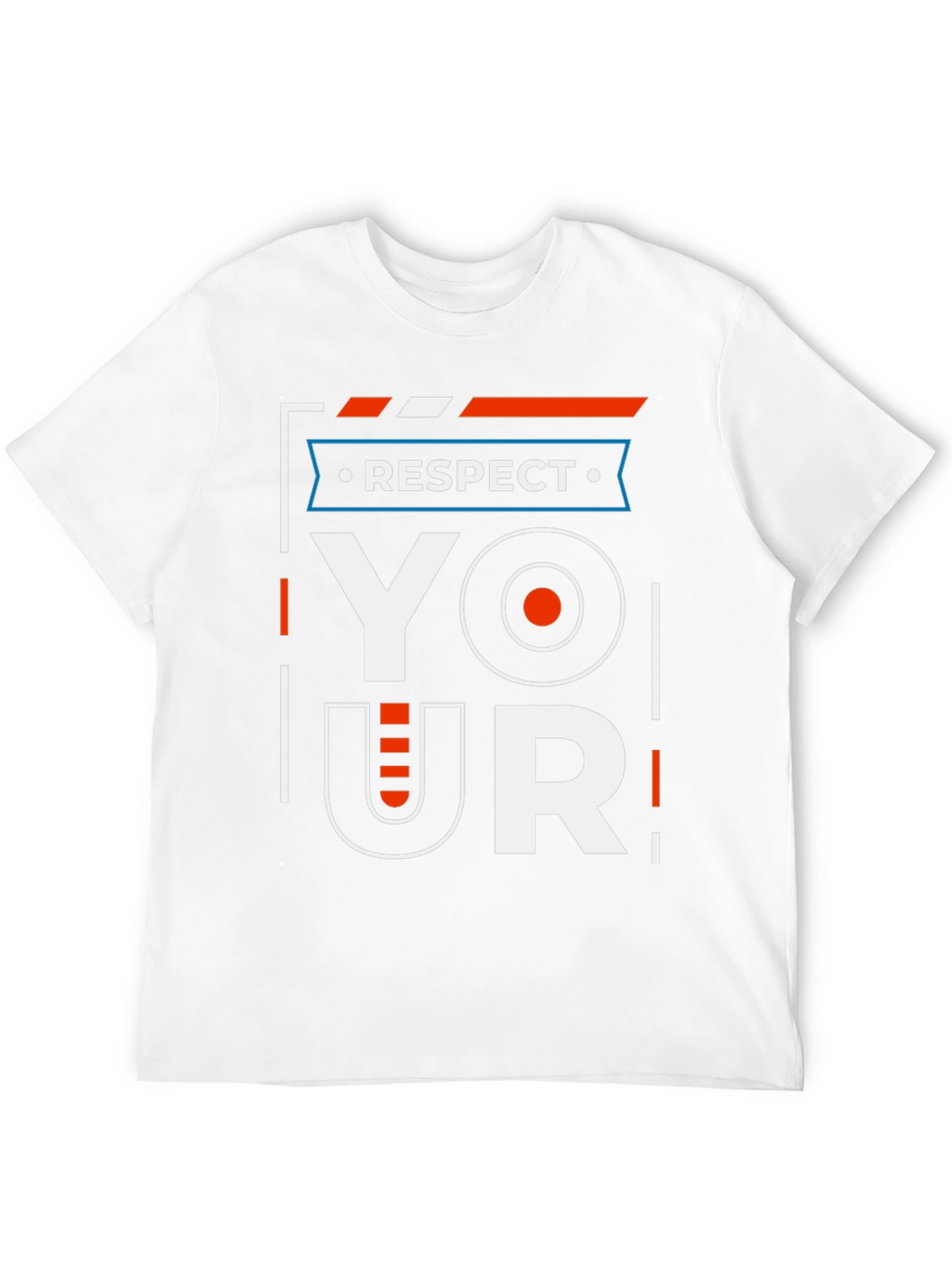 Respect Graphic Print T-Shirt