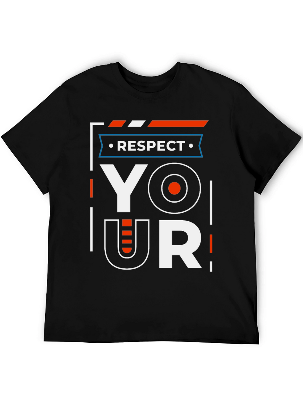 Respect Graphic Print T-Shirt