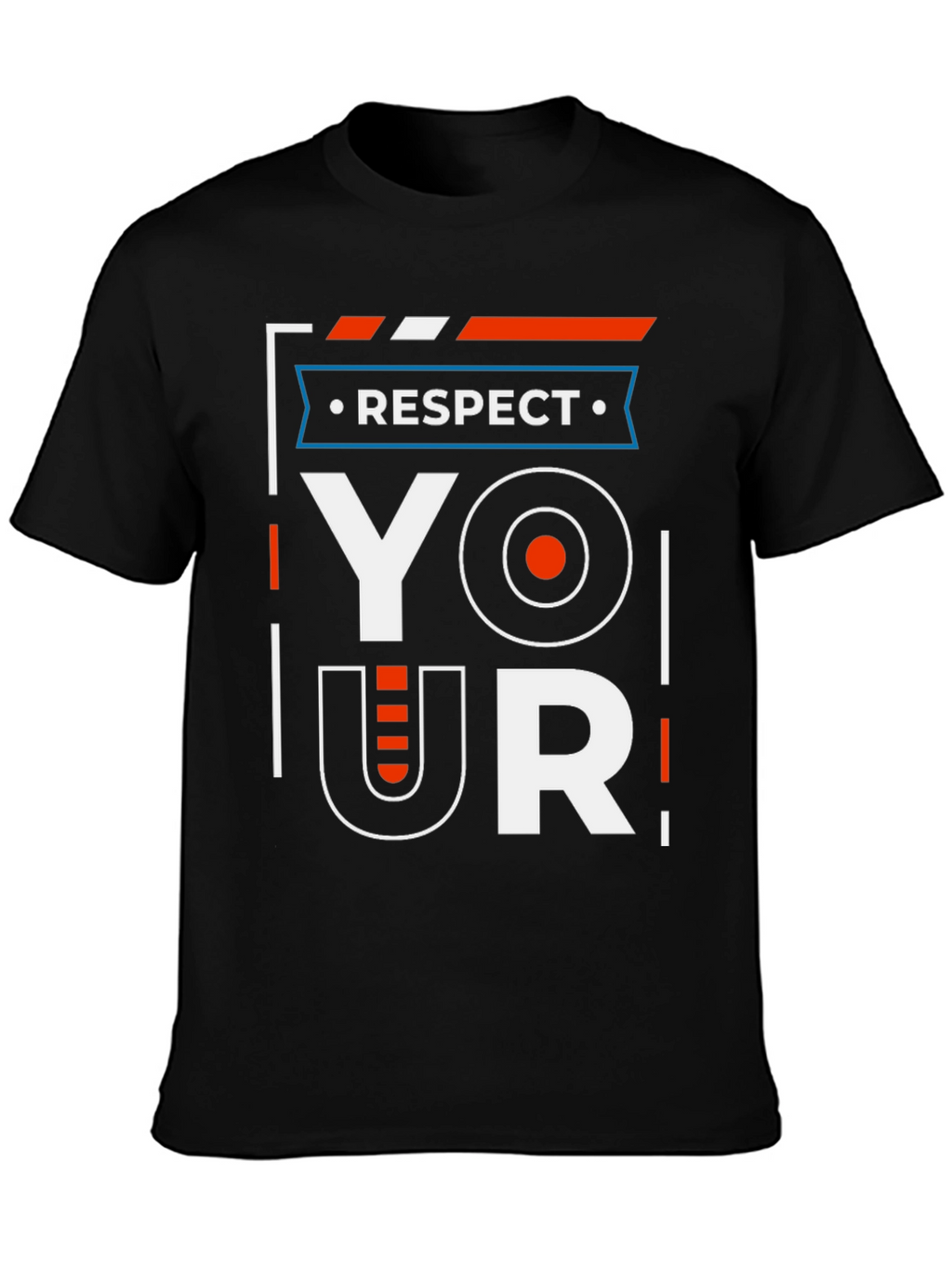 Respect Graphic Print T-Shirt