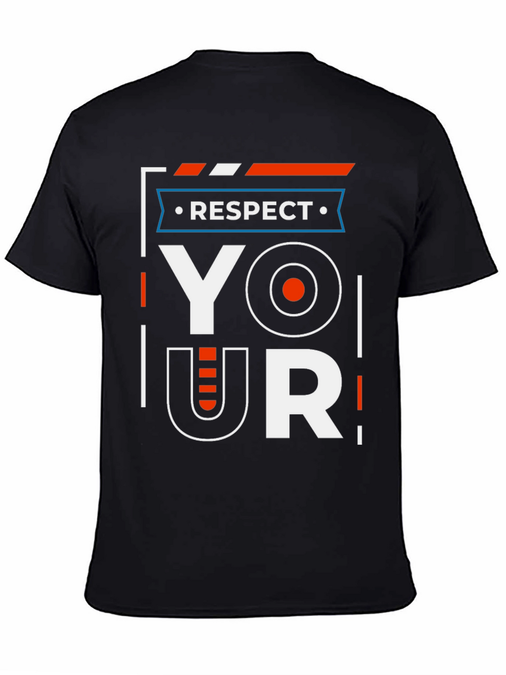 Respect Graphic Print T-Shirt