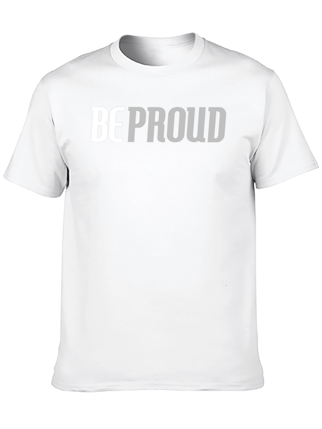 Be Proud Graphic Tee - Soft Black Cotton Blend