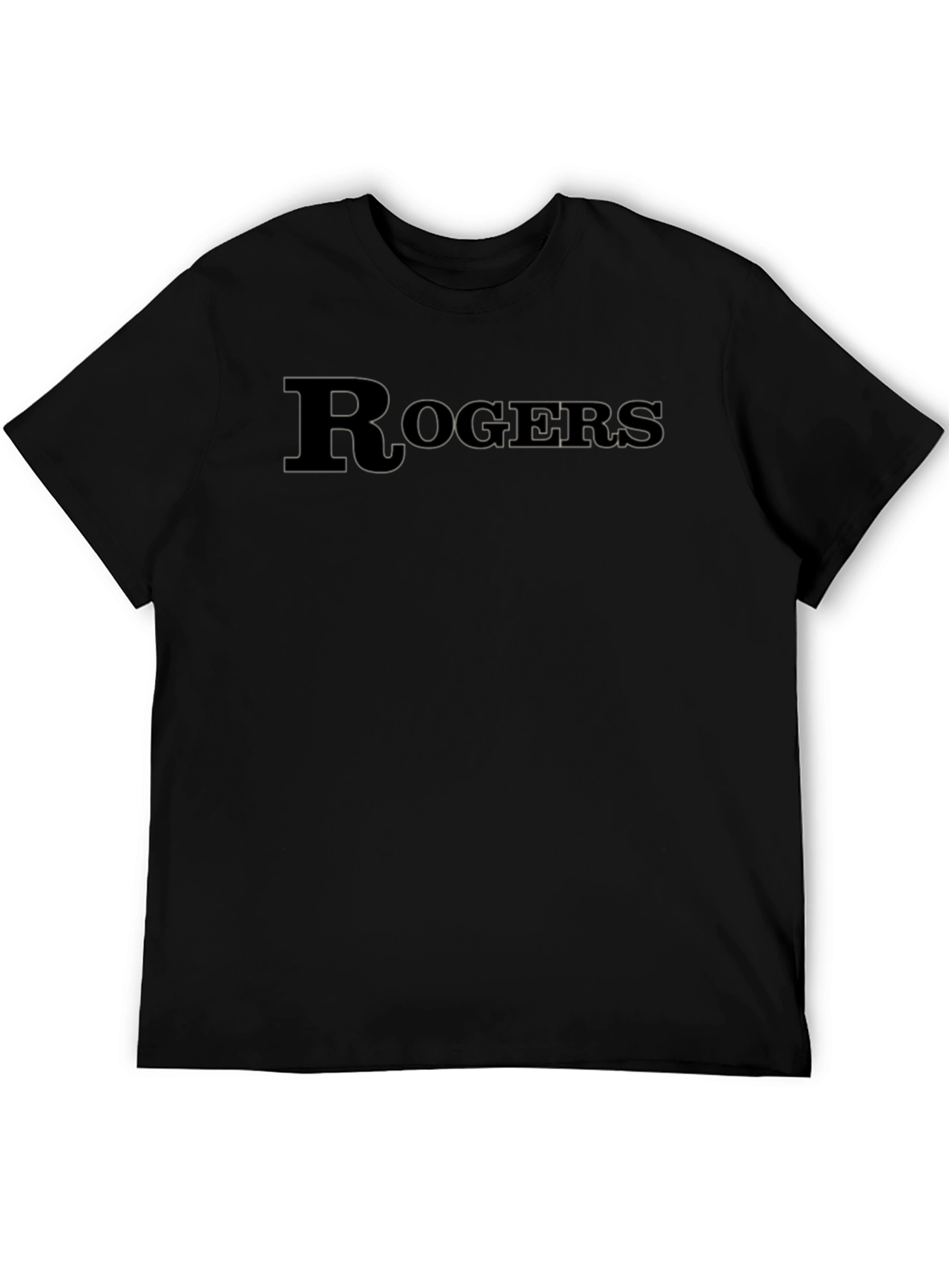 Rogers Black T-Shirt - Classic and Comfortable