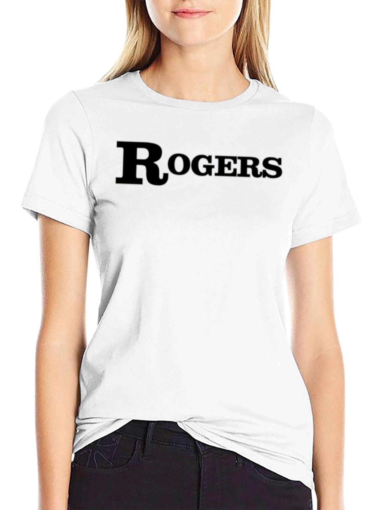 Rogers Black T-Shirt - Classic and Comfortable