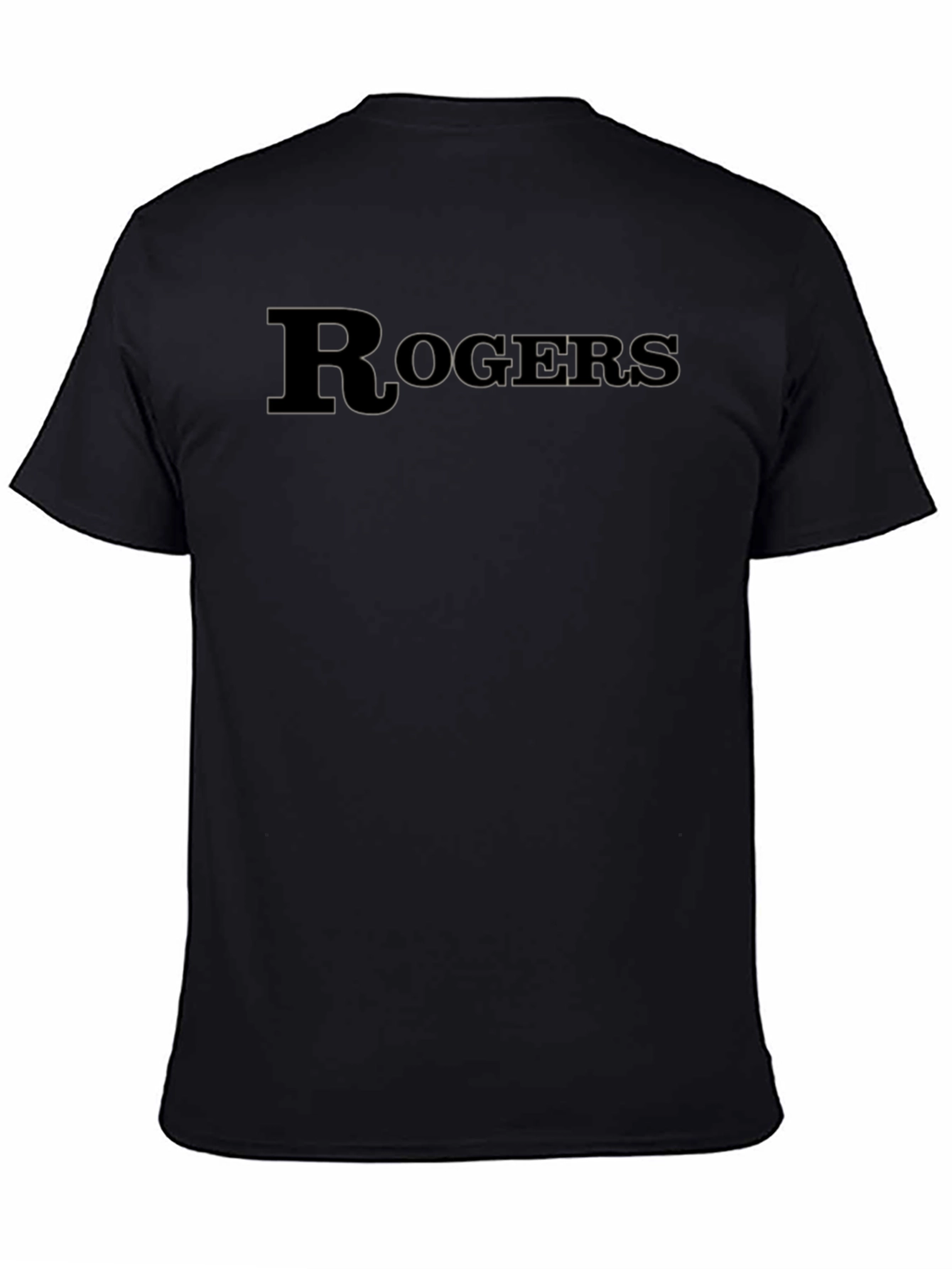 Rogers Black T-Shirt - Classic and Comfortable