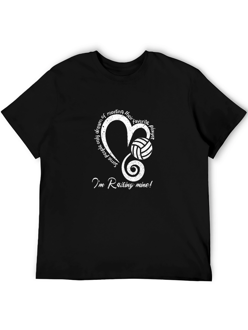 Volleyball Mom Graphic Tee - Raising My Player