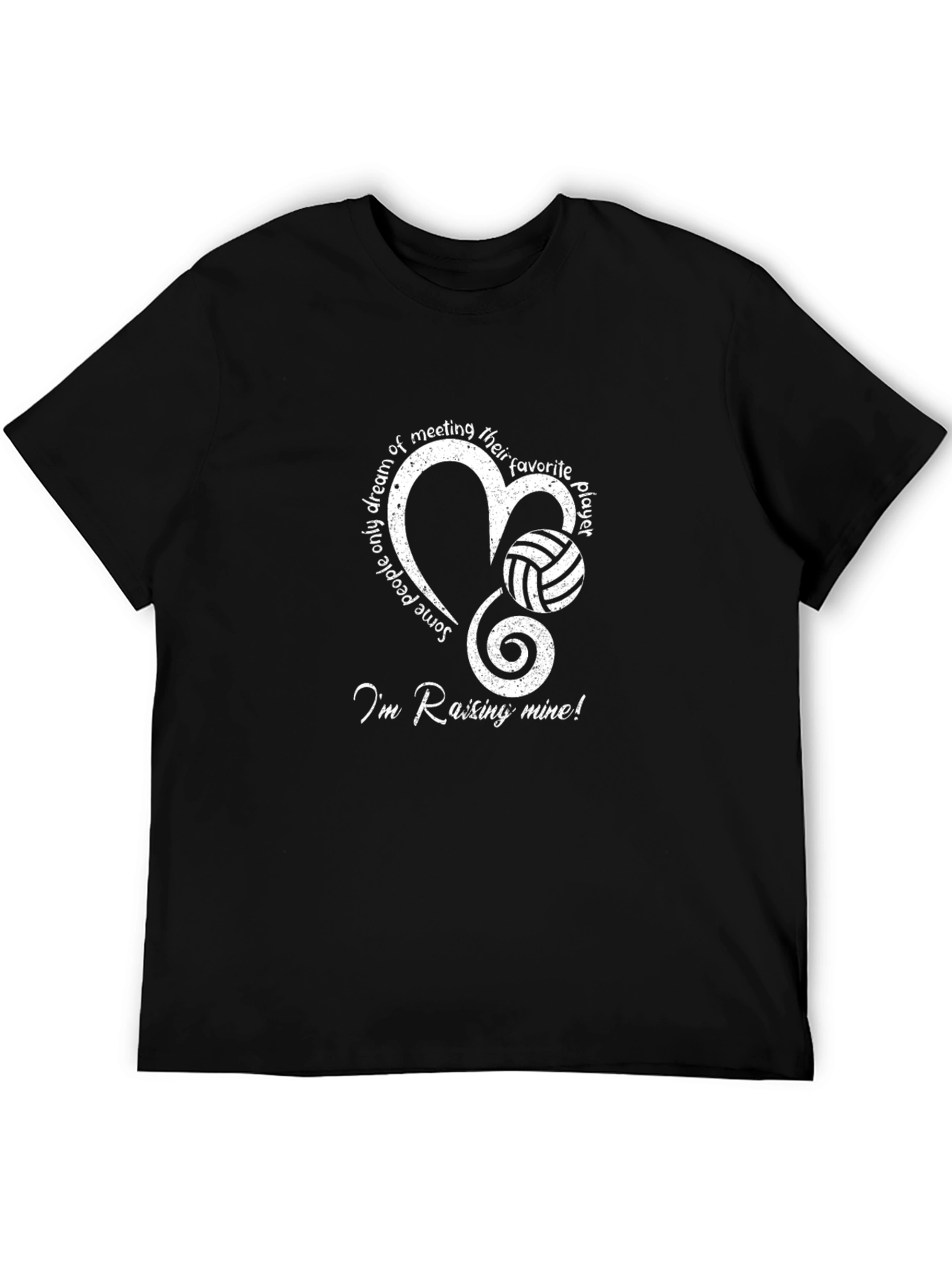 Volleyball Mom Graphic Tee - Raising My Player