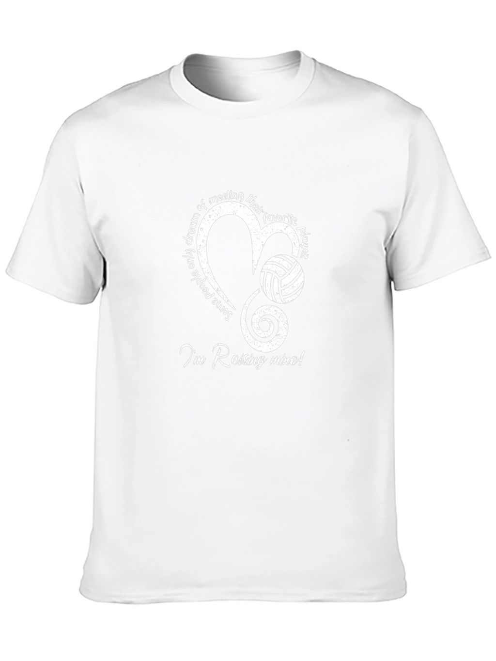 Volleyball Mom Graphic Tee - Raising My Player