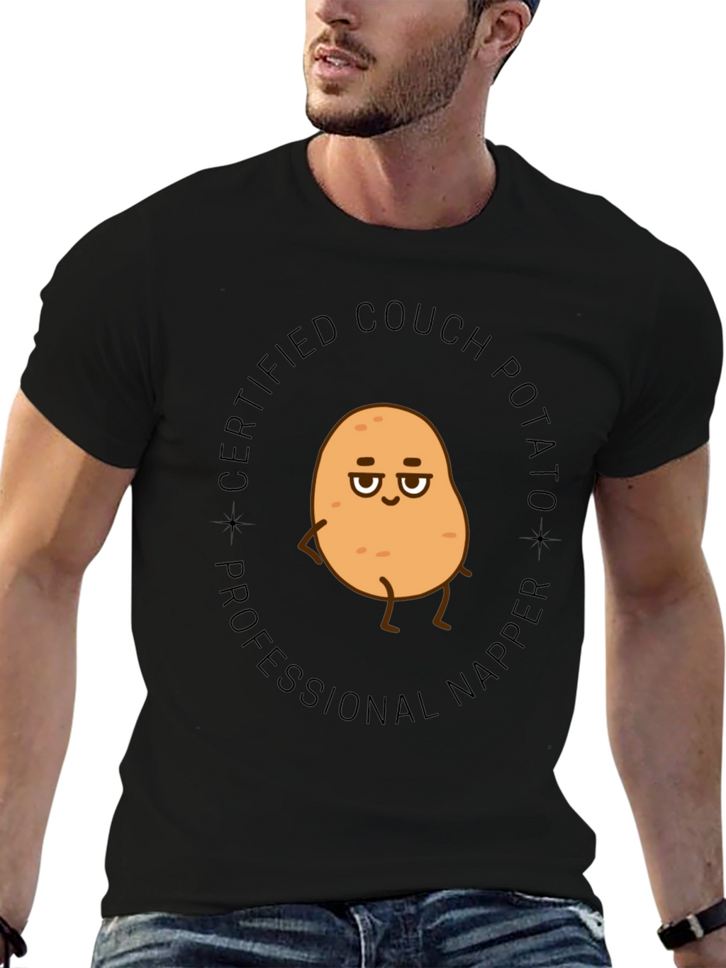 Couch Potato Napper Graphic Tee
