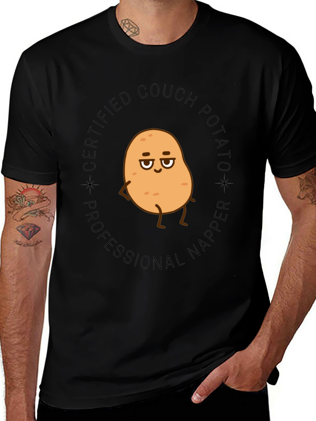 Couch Potato Napper Graphic Tee