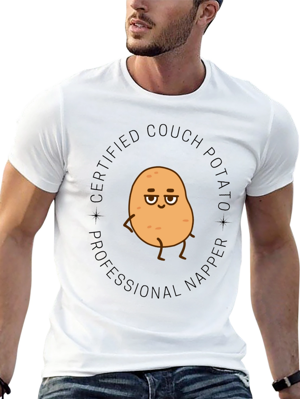 Couch Potato Napper Graphic Tee