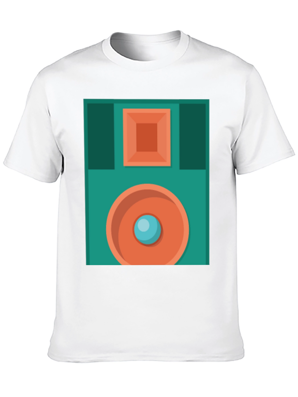 Retro Floppy Disk Graphic T-Shirt - Black