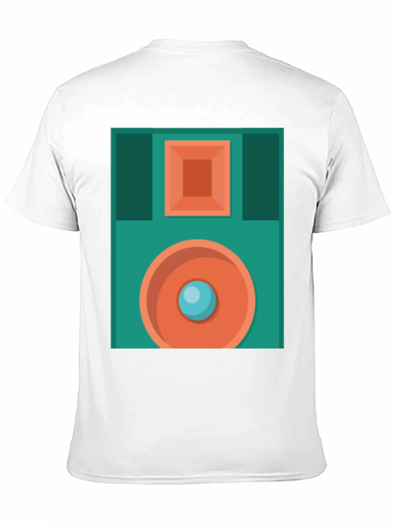 Retro Floppy Disk Graphic T-Shirt - Black
