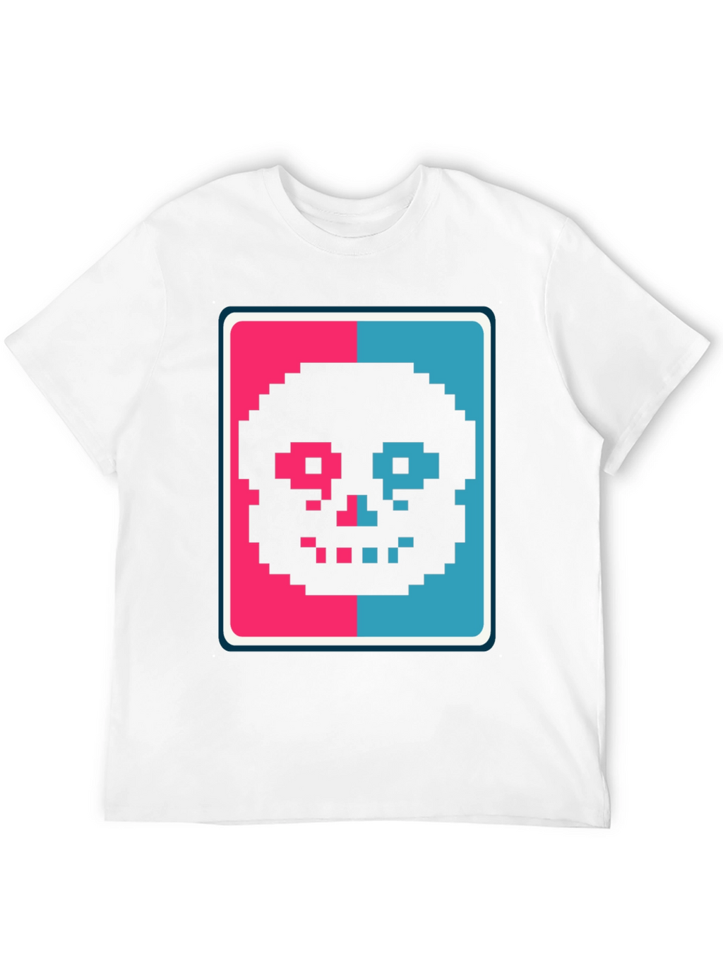 Pixel Skull T-Shirt - Retro Gaming Style