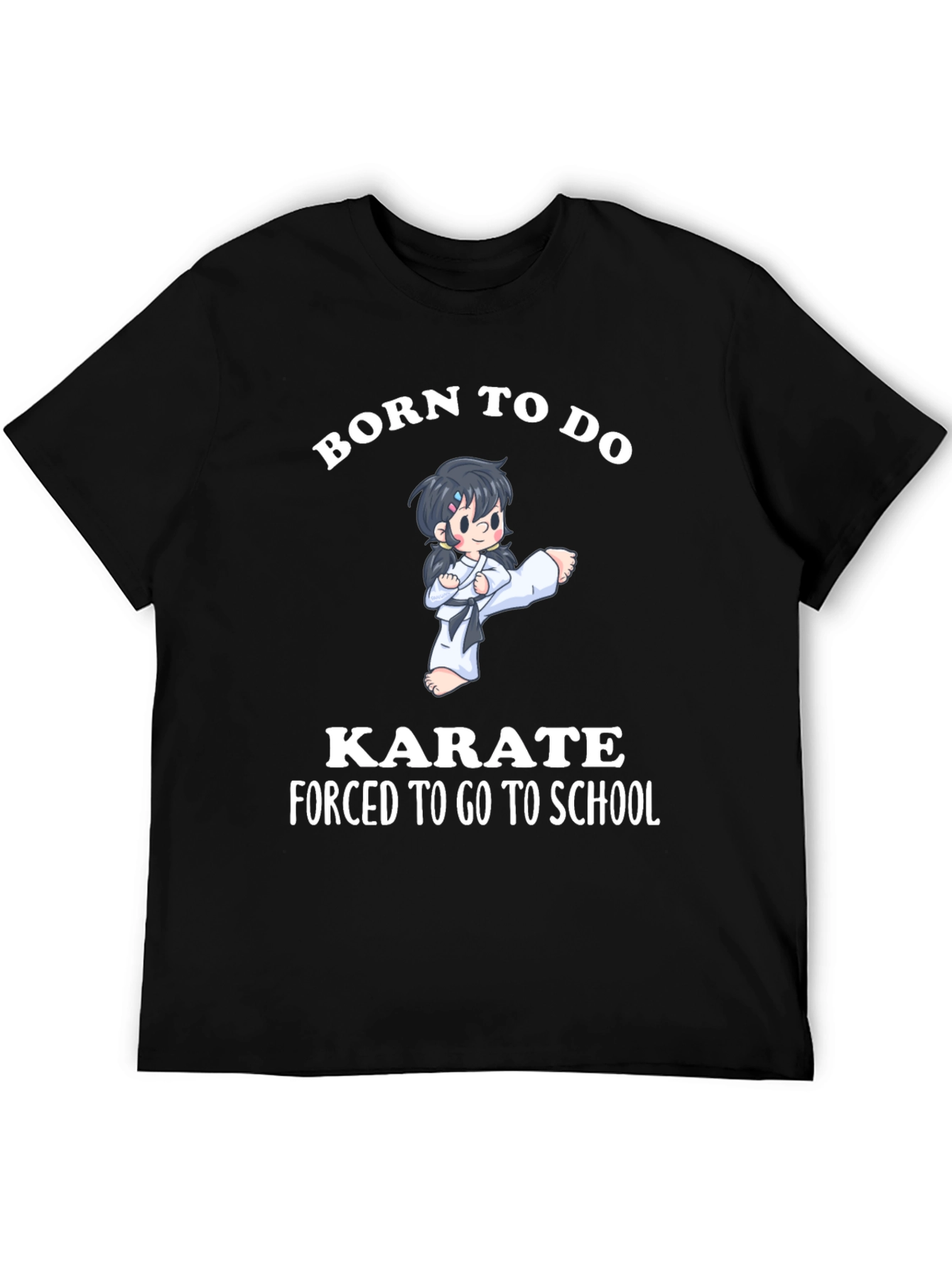 Born To Do Karate Graphic T-Shirt