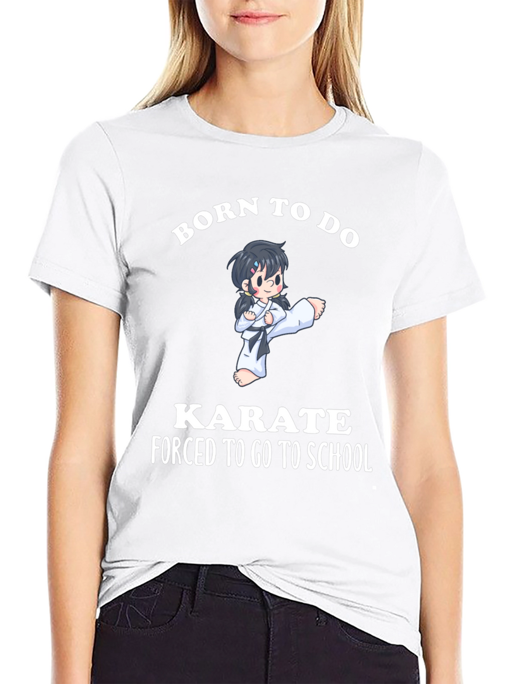 Born To Do Karate Graphic T-Shirt