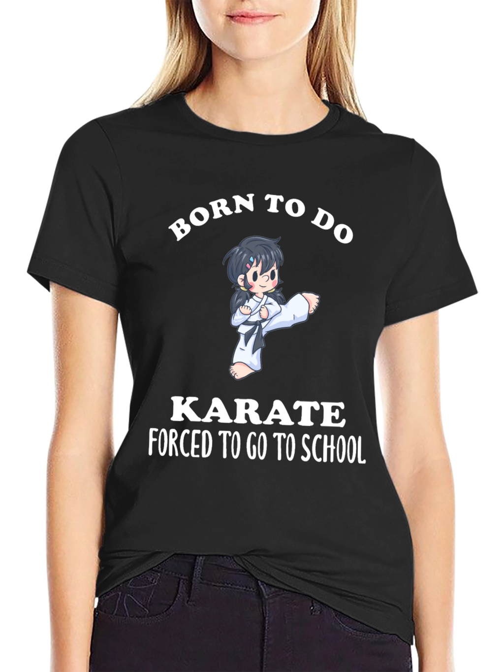 Born To Do Karate Graphic T-Shirt