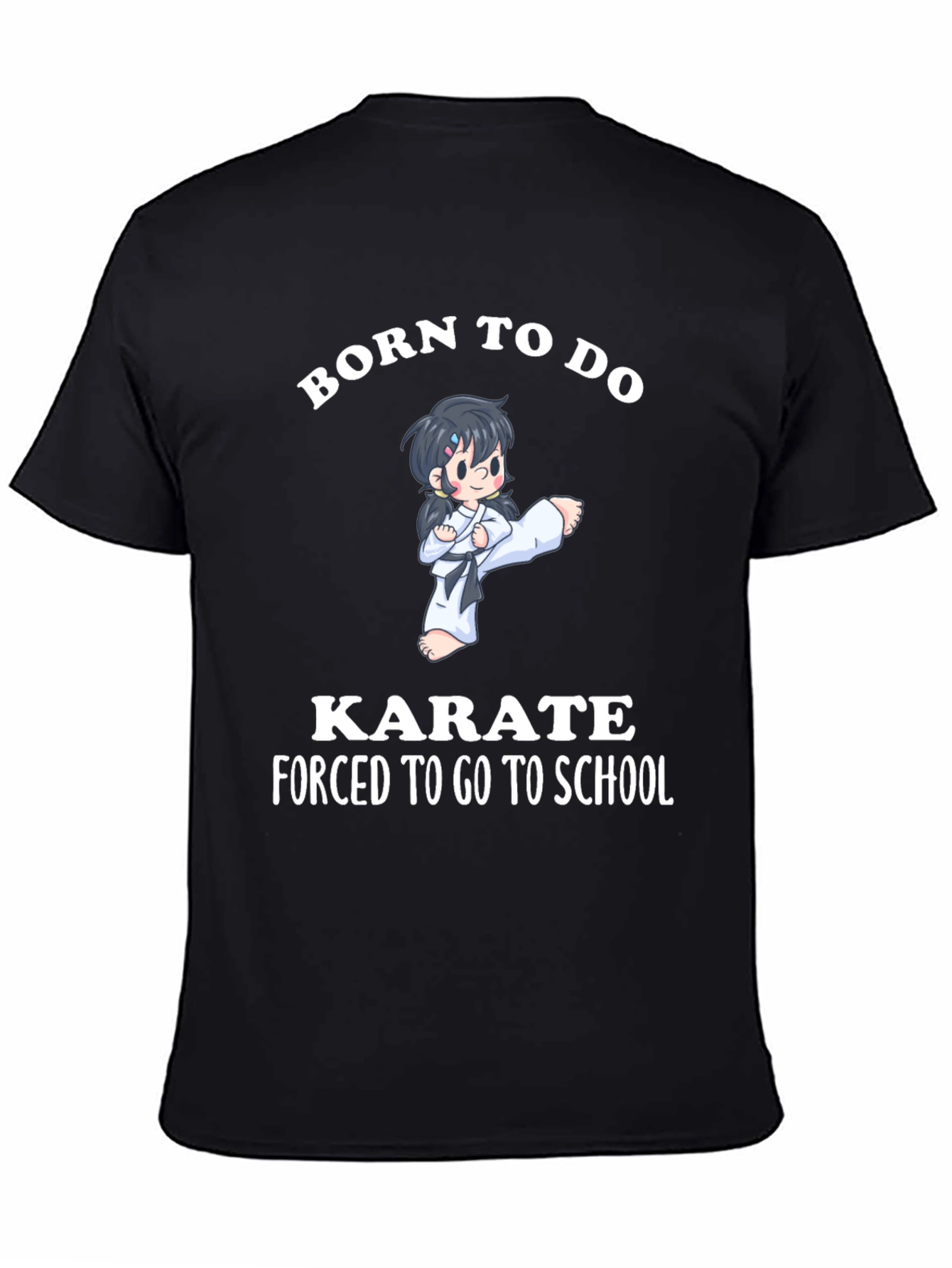 Born To Do Karate Graphic T-Shirt