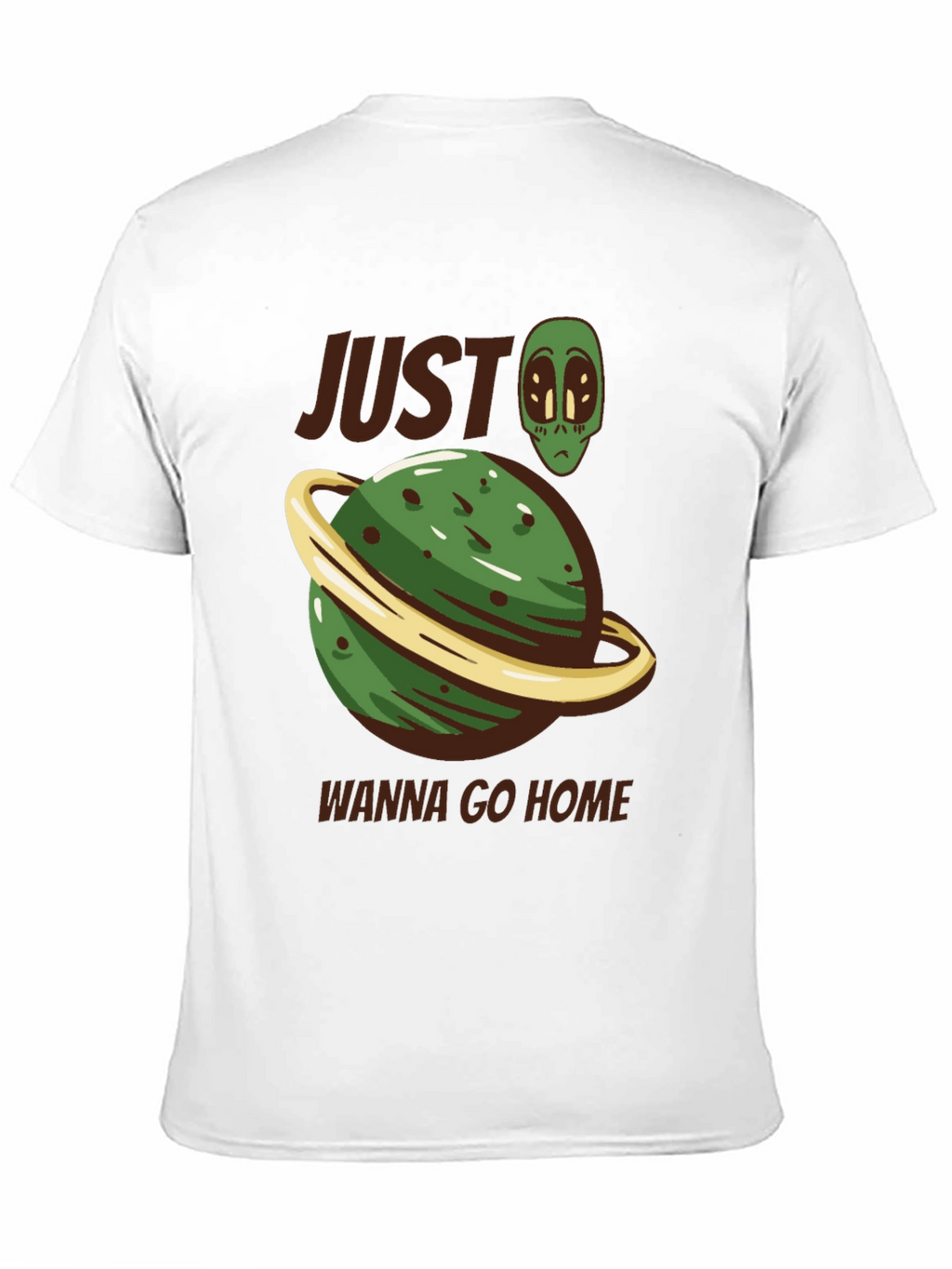 Alien Planet Graphic Tee - Wanna Go Home