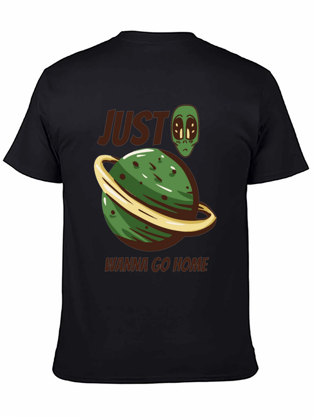 Alien Planet Graphic Tee - Wanna Go Home