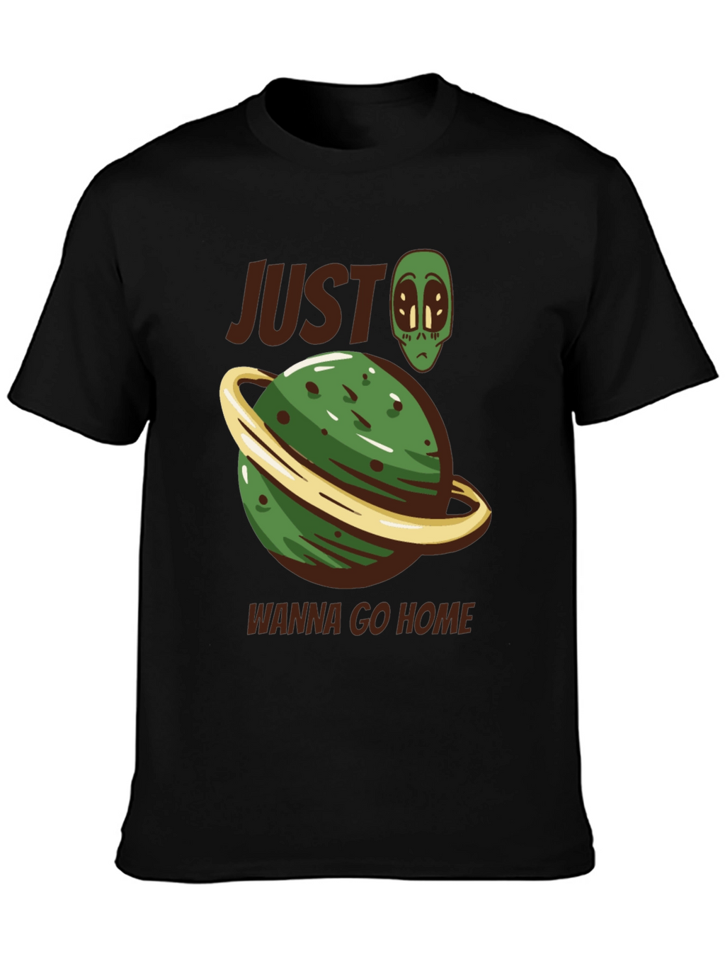 Alien Planet Graphic Tee - Wanna Go Home