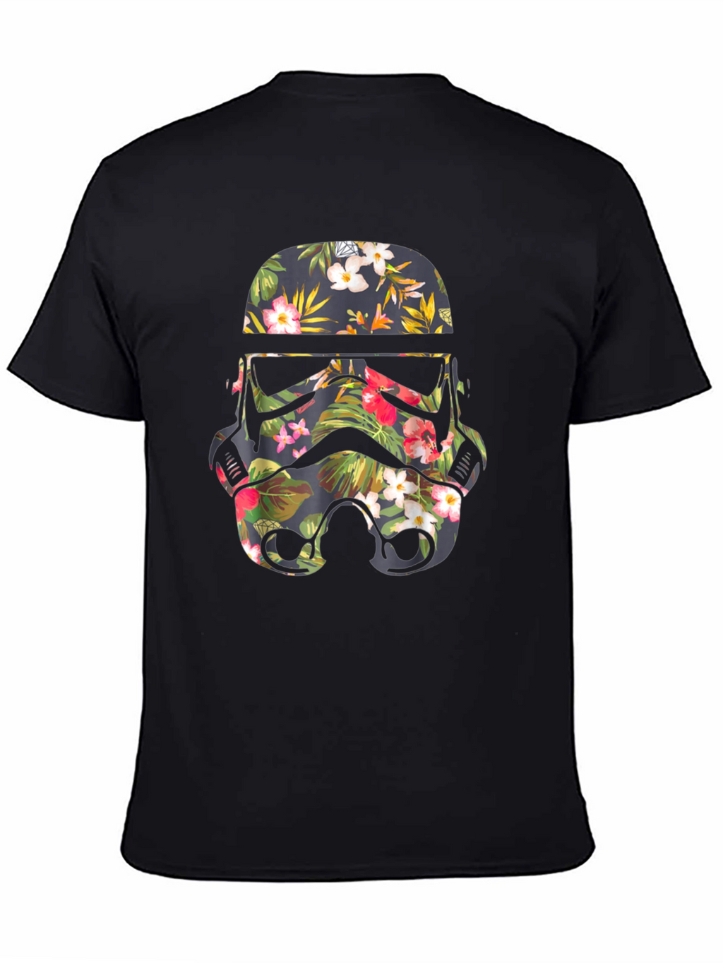 Floral Stormtrooper Helmet Graphic Tee