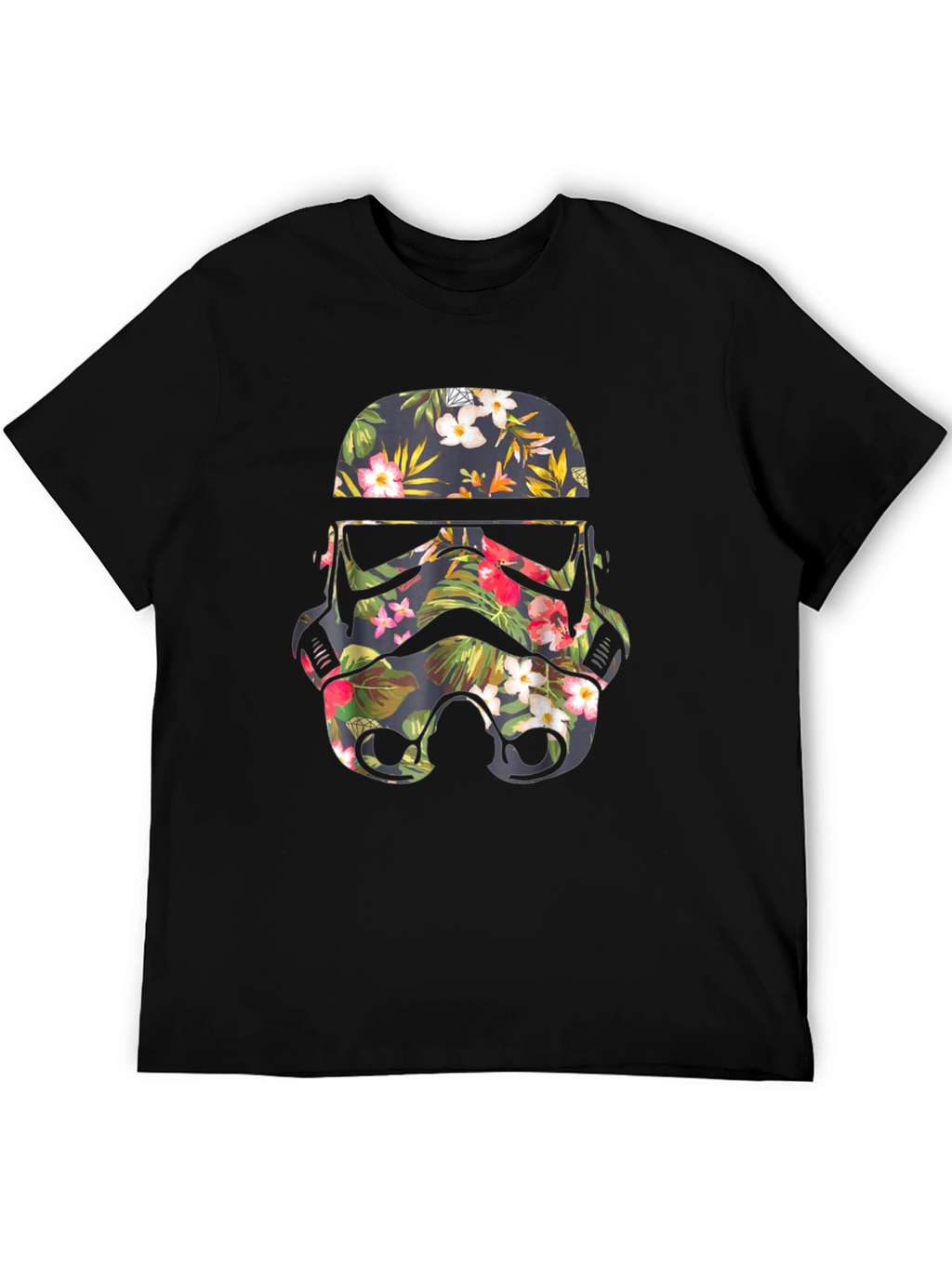 Floral Stormtrooper Helmet Graphic Tee