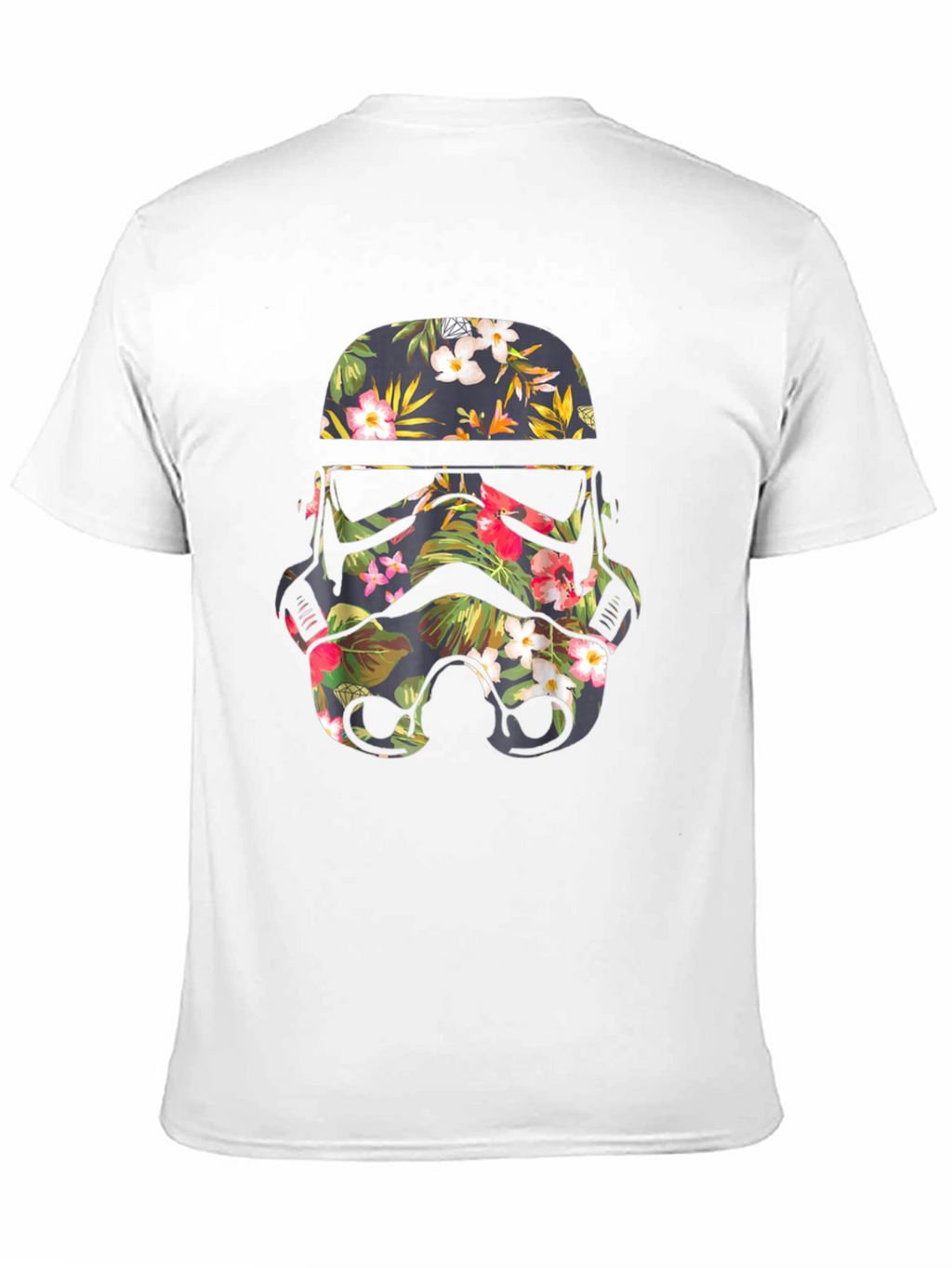 Floral Stormtrooper Helmet Graphic Tee
